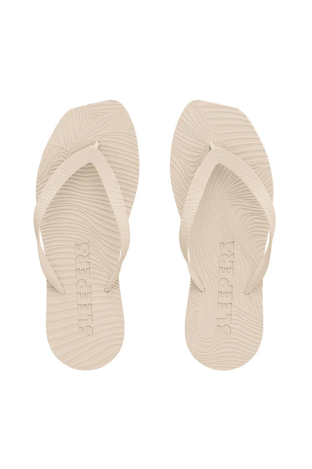 Sleepers Tapered Platform Eggnog Flip Flop