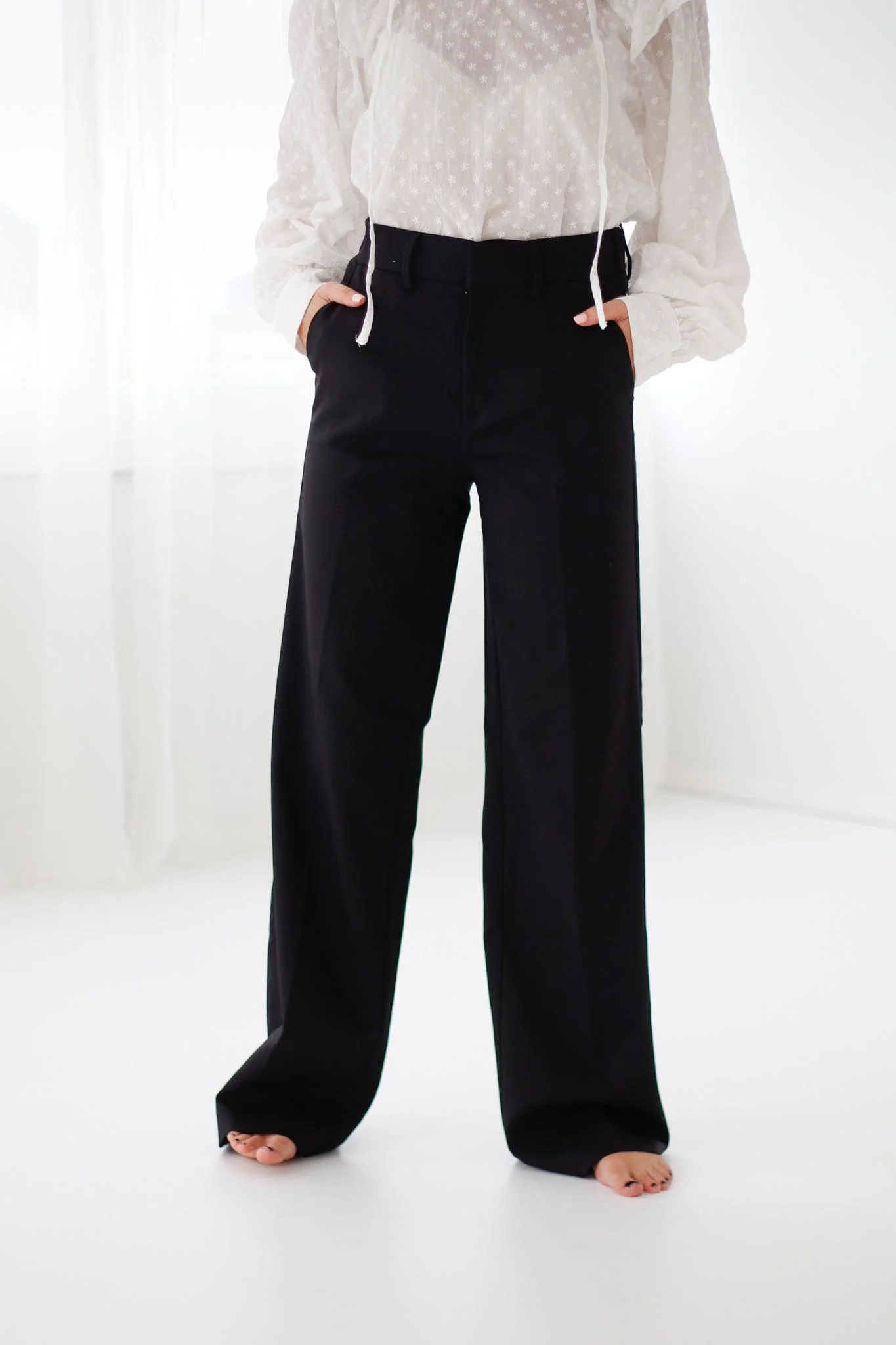 Alice Wide Pant Black 32' - Image 2
