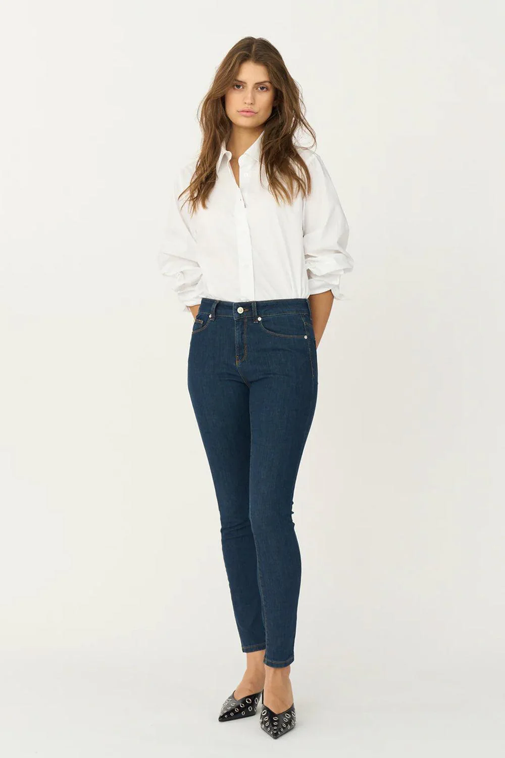 Alexa Ankle jeans Excl. Blue  30'' - Image 2