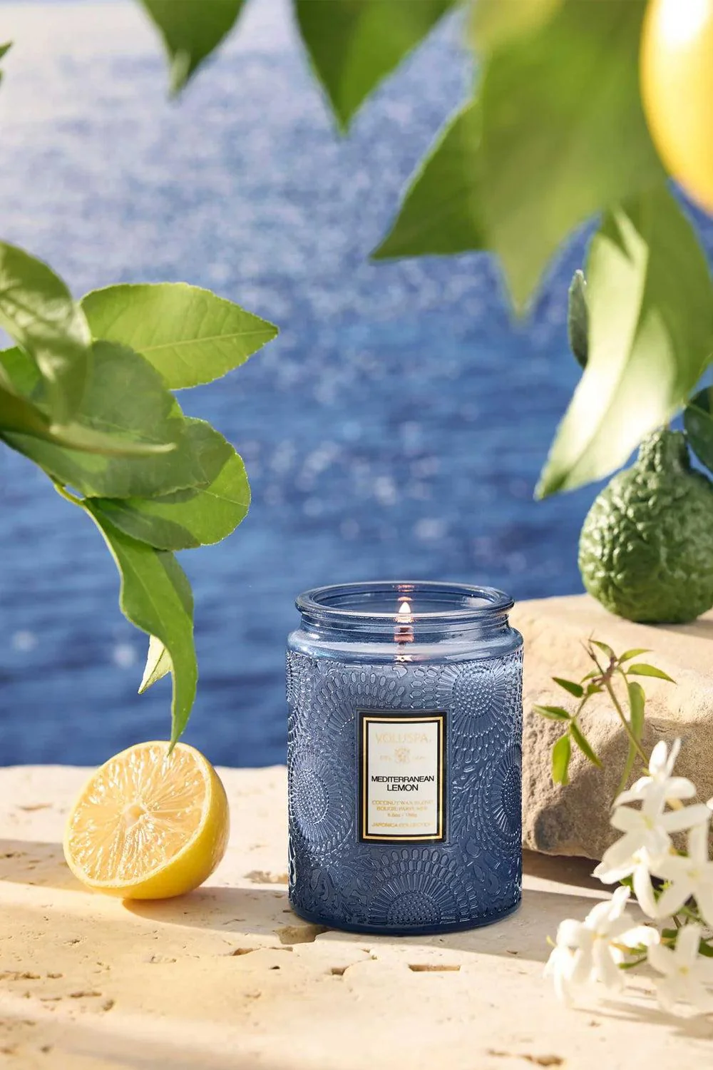Small Jar Candle 156g Mediterranean Lemon - Image 2