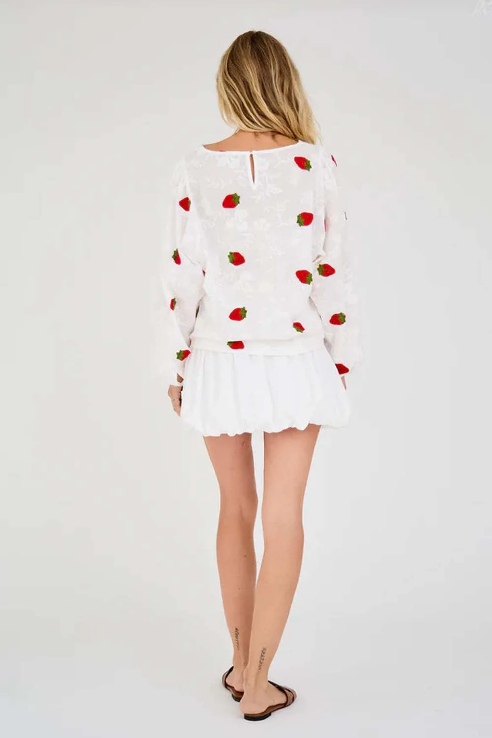 Fia Baloon Skirt White - Image 4