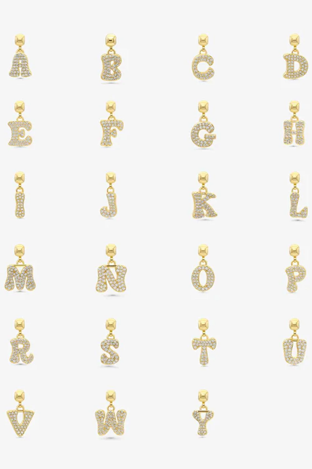 Letter Charm Gold - Image 3