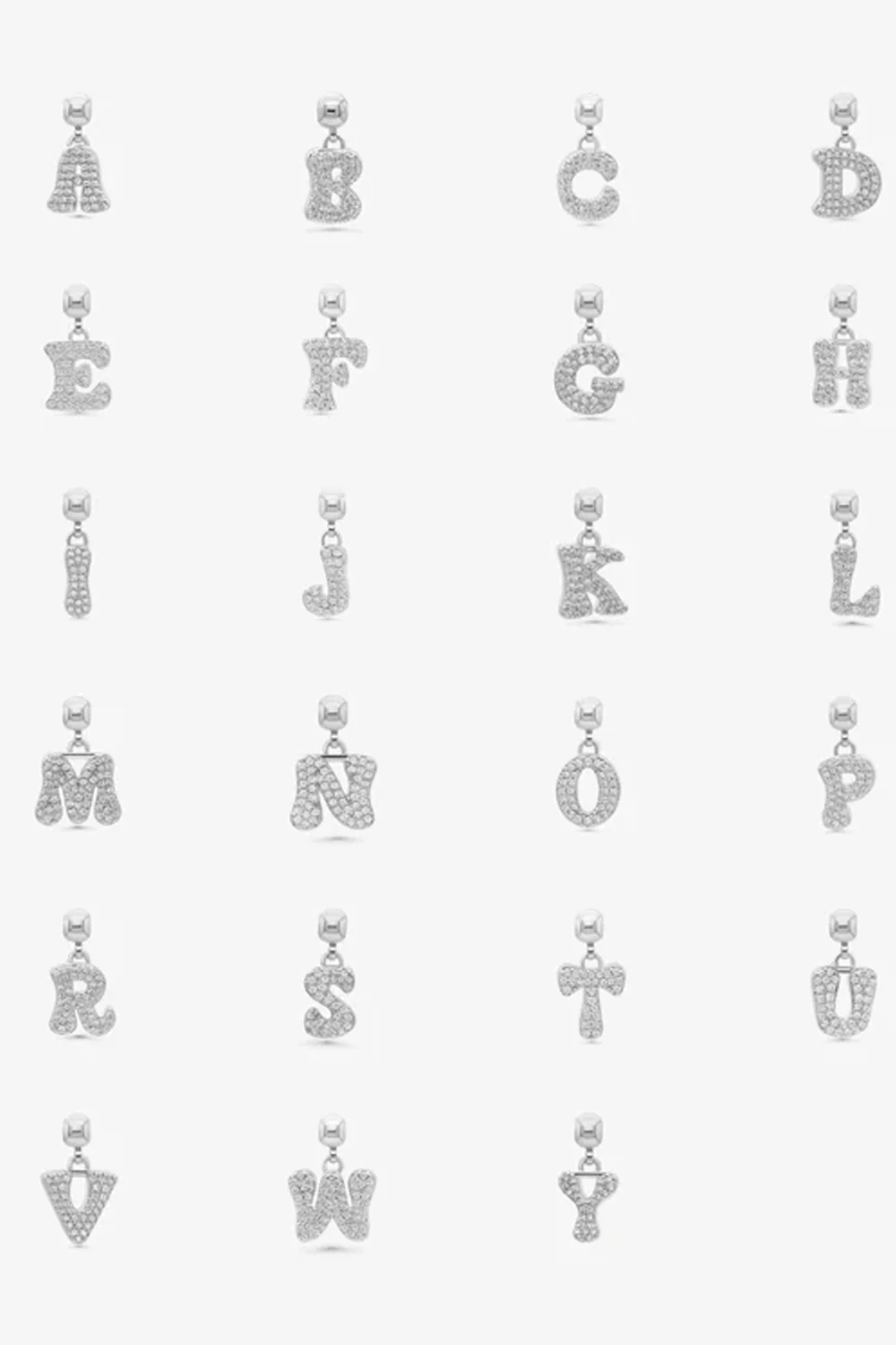 Letter Charm Silver - Image 3