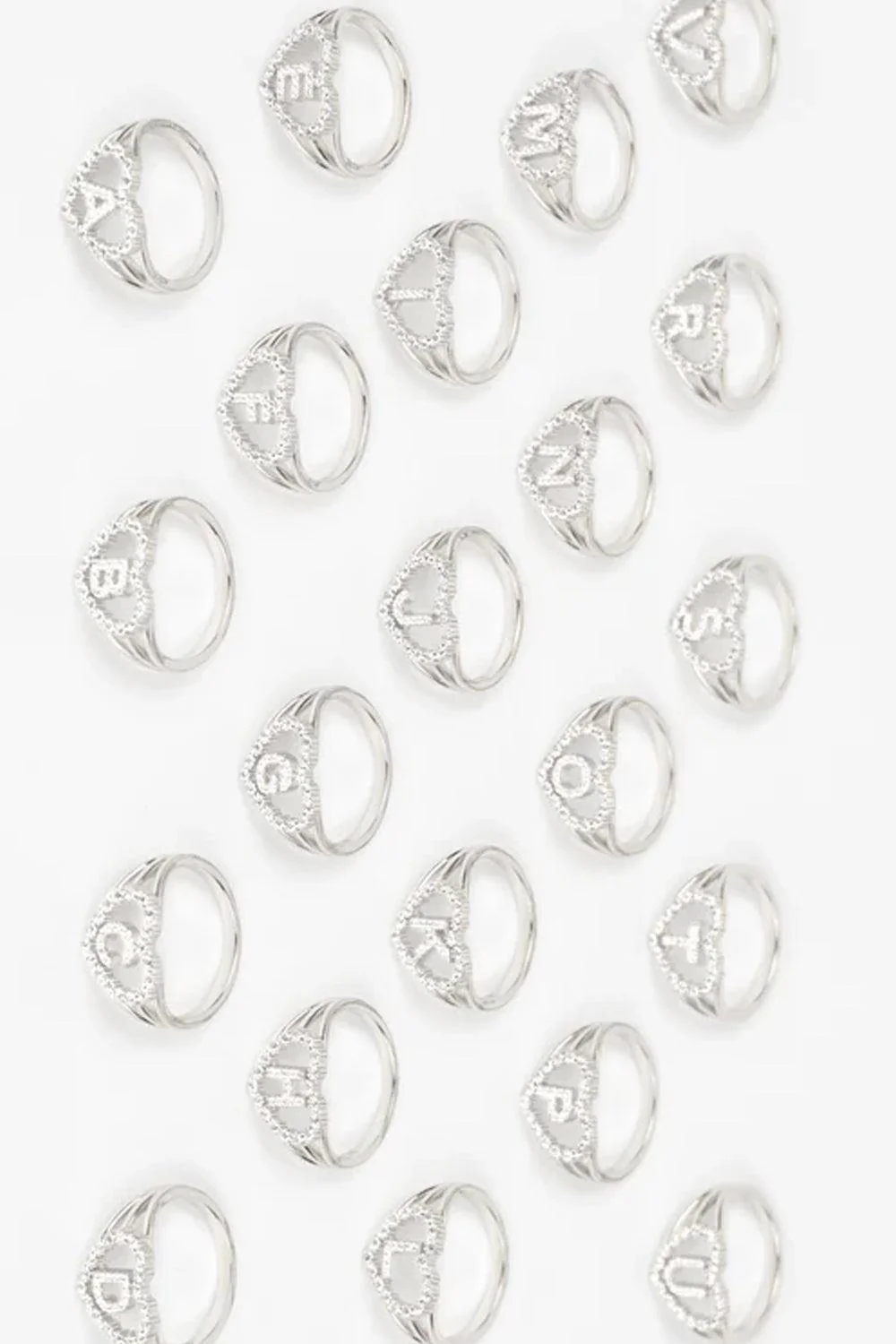 Letter Ring M Silver - Image 3