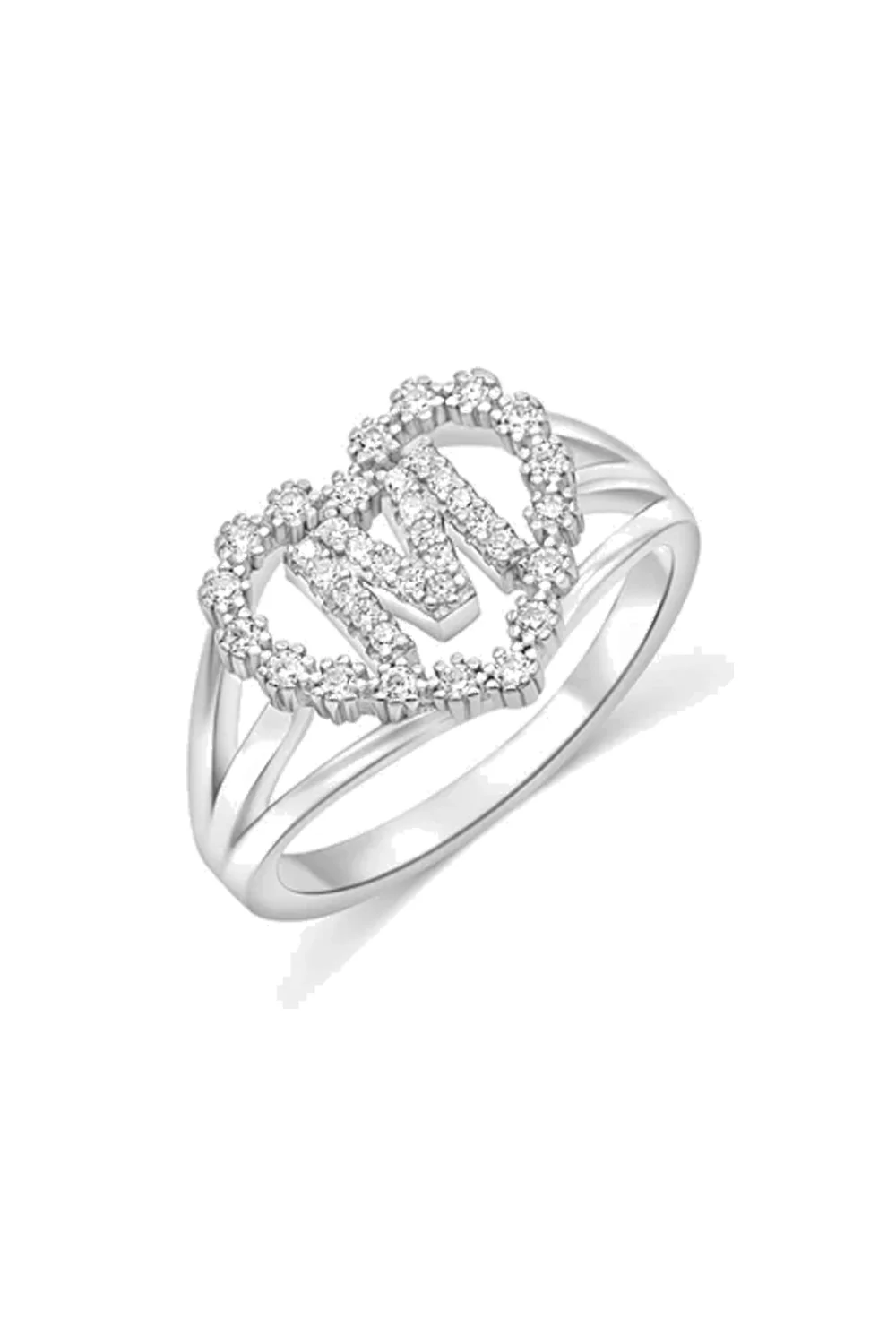 Letter Ring J Silver
