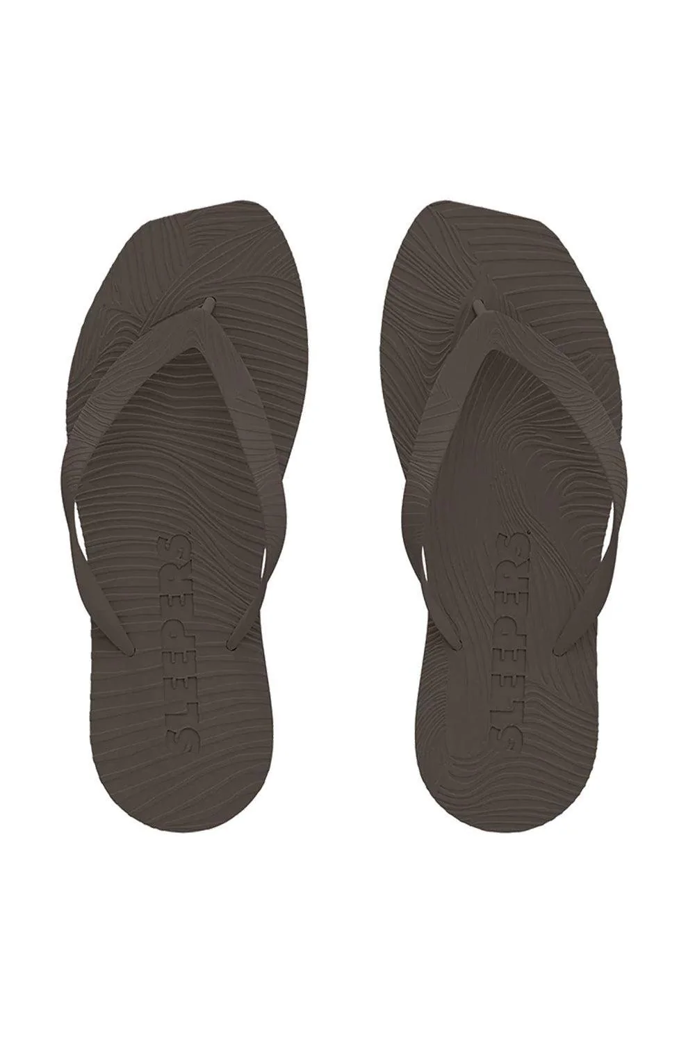 Sleepers Tapered Platform Brown Flip Flop