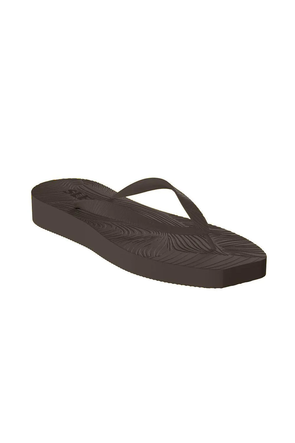Sleepers Tapered Platform Brown Flip Flop - Image 2