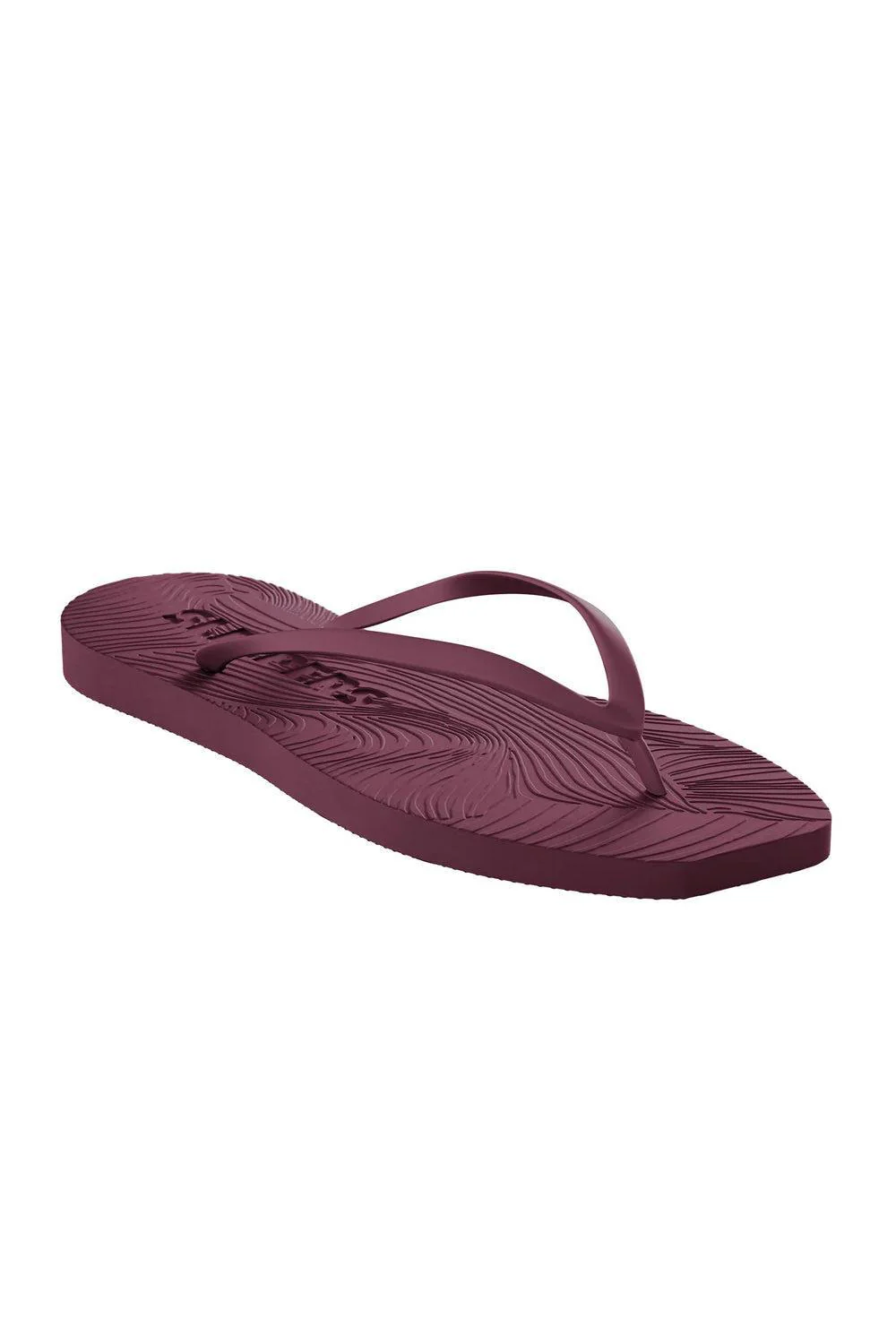 Tapered Flip Flop Burgundy - Image 2