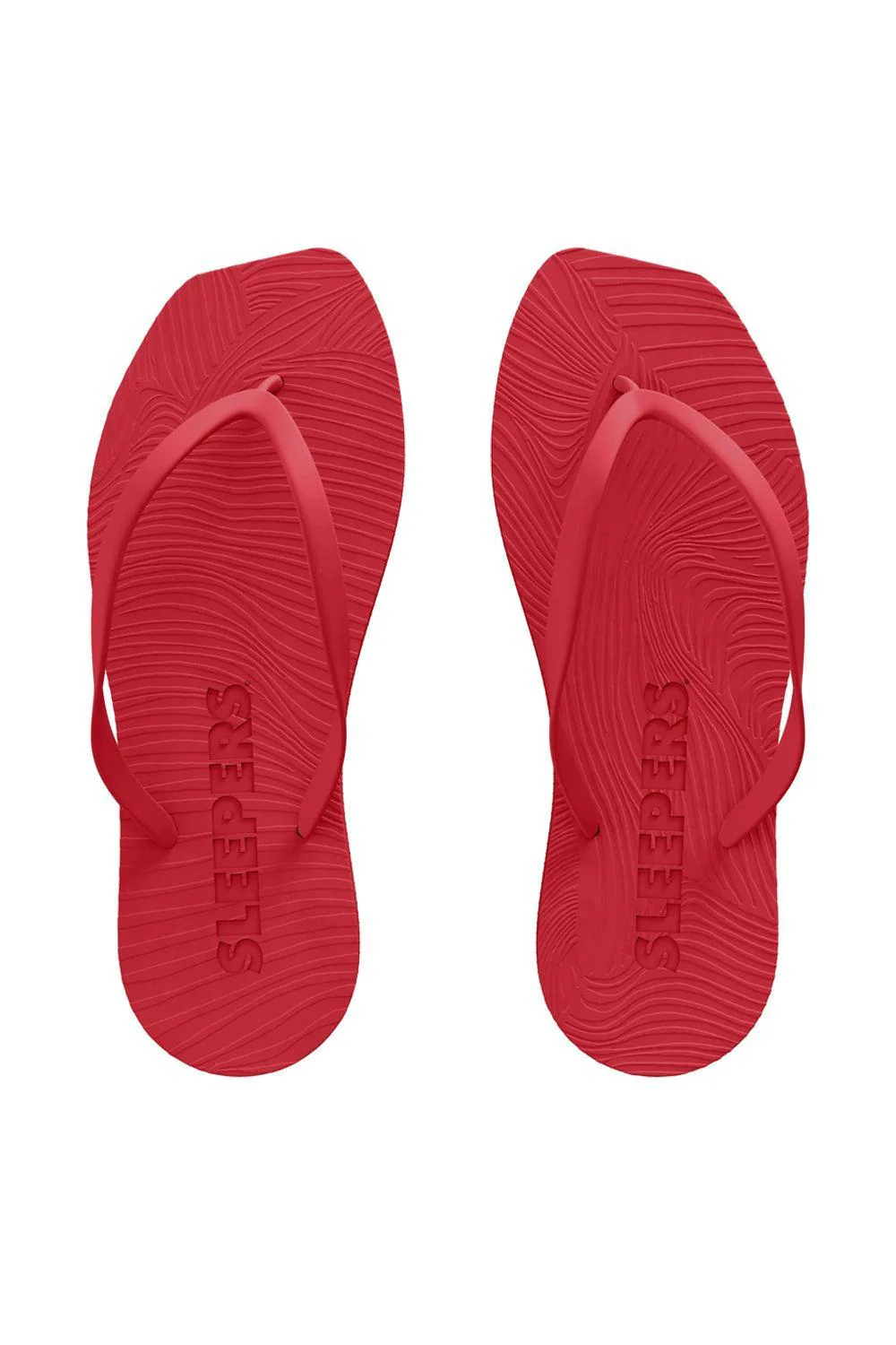 Sleepers Tapered Red Flip Flop