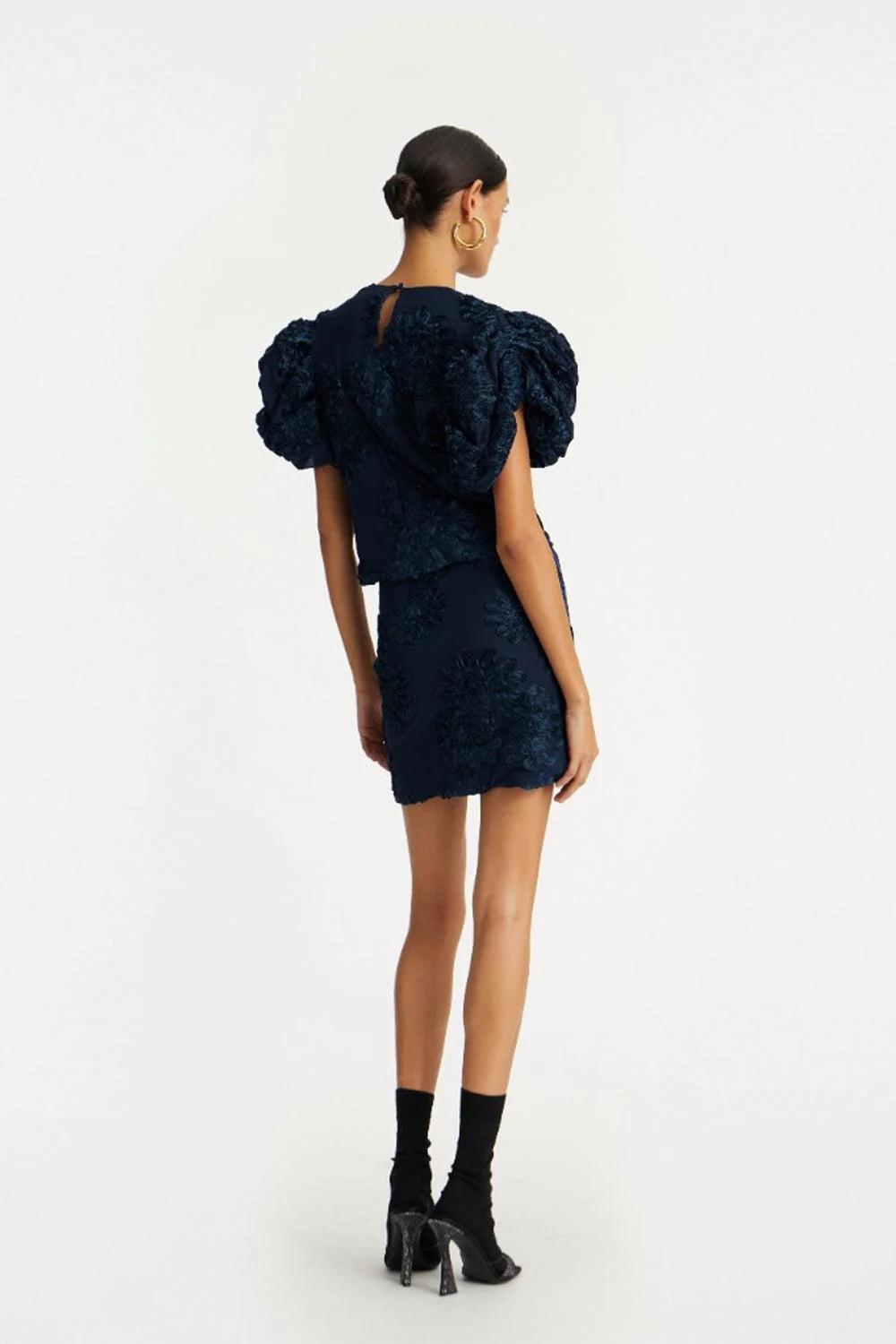 3d mesh mini skirt - Image 3