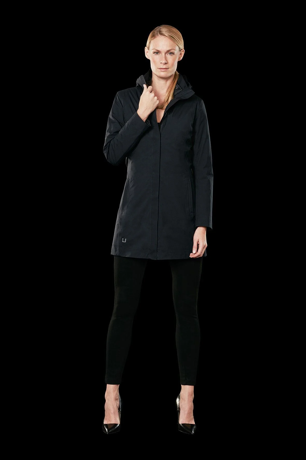 W Nova Coat Black - Image 3