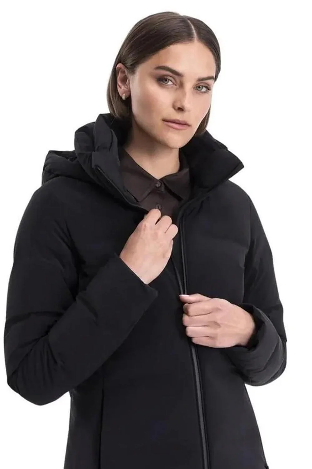 Enigma Parka black Down Collar - Image 2