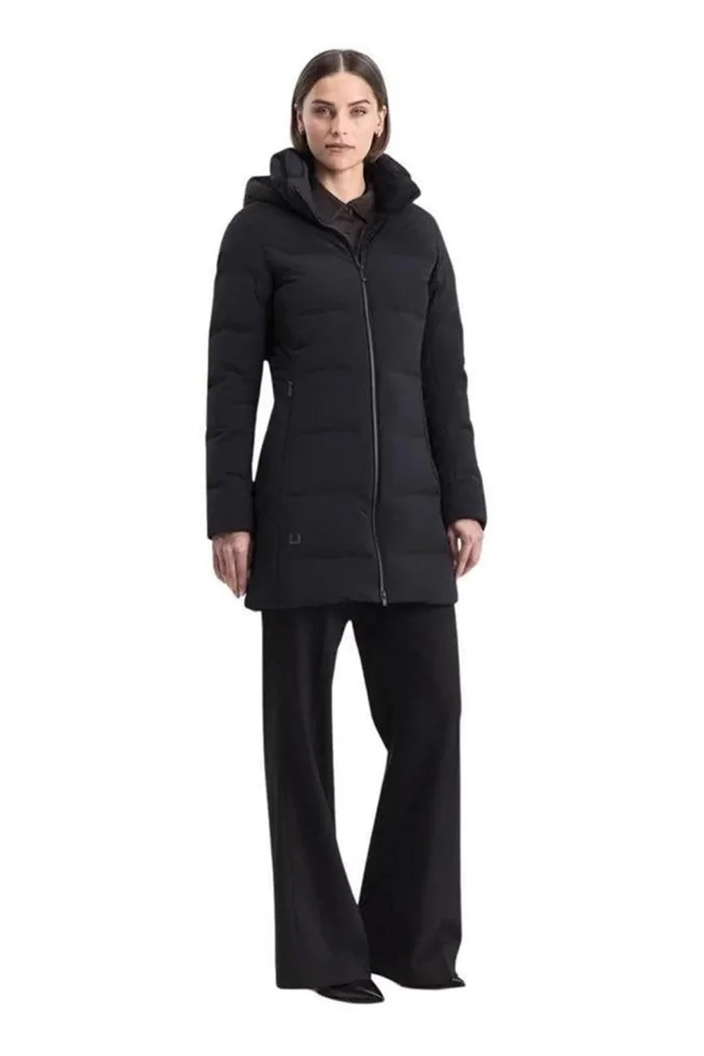 Enigma Parka black Down Collar - Image 3