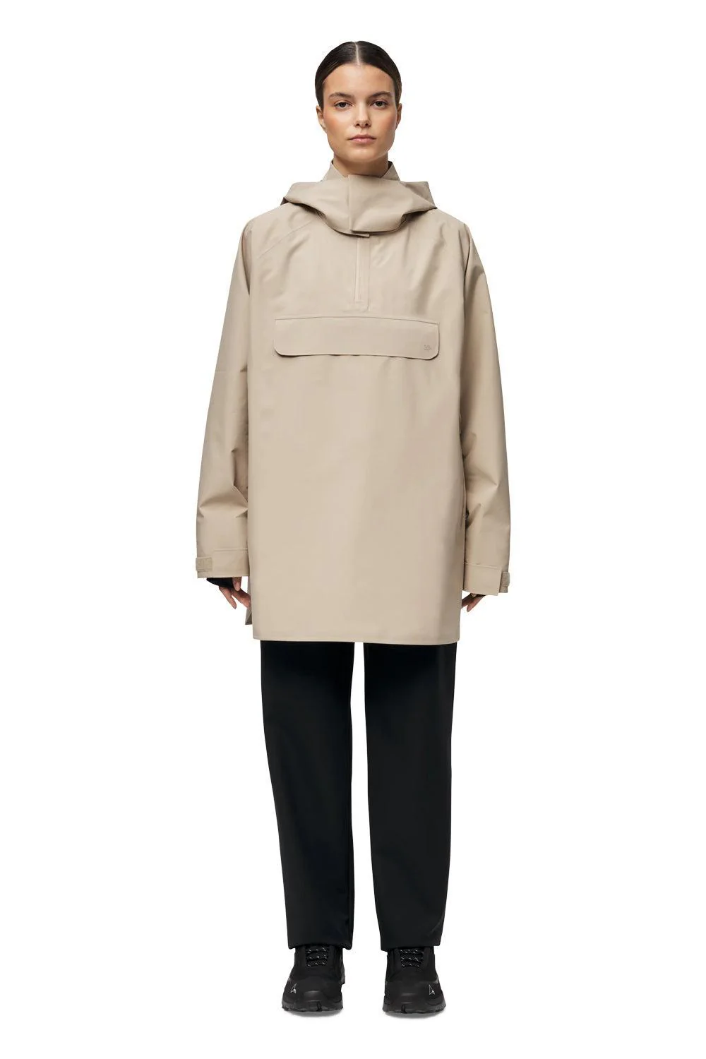 Voss Poncho Beige - Image 3