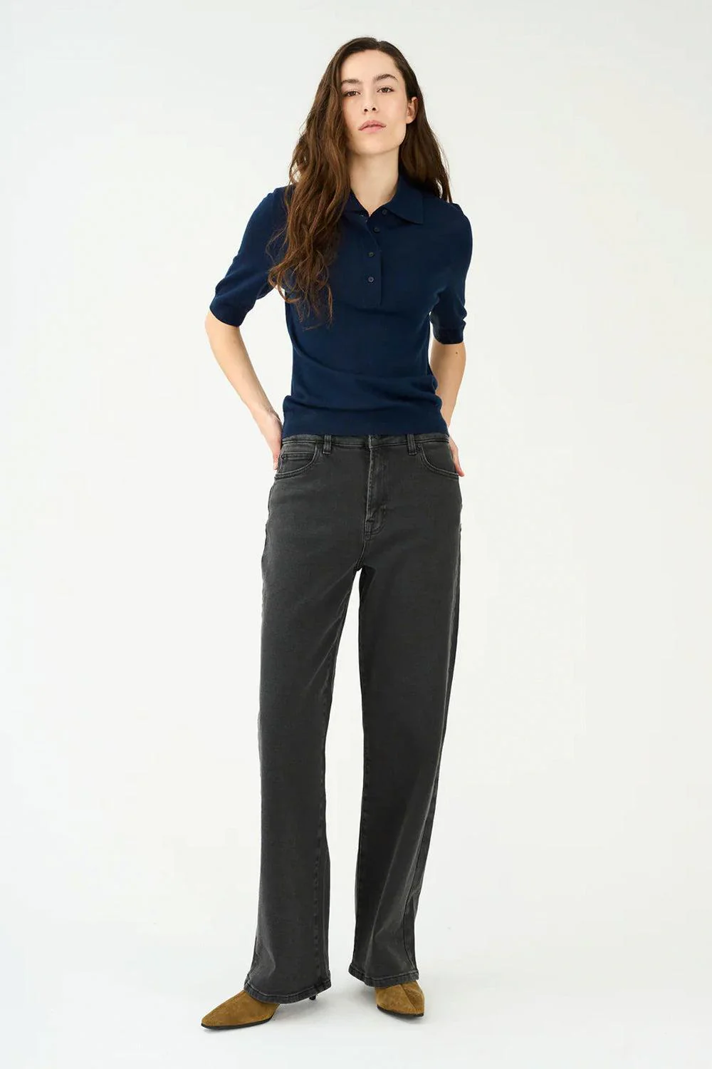 Mia jeans wash rock black 32"