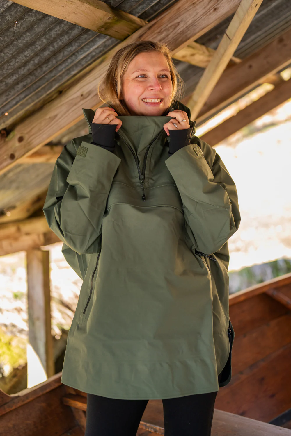 Voss Poncho Grape leaf - Image 5