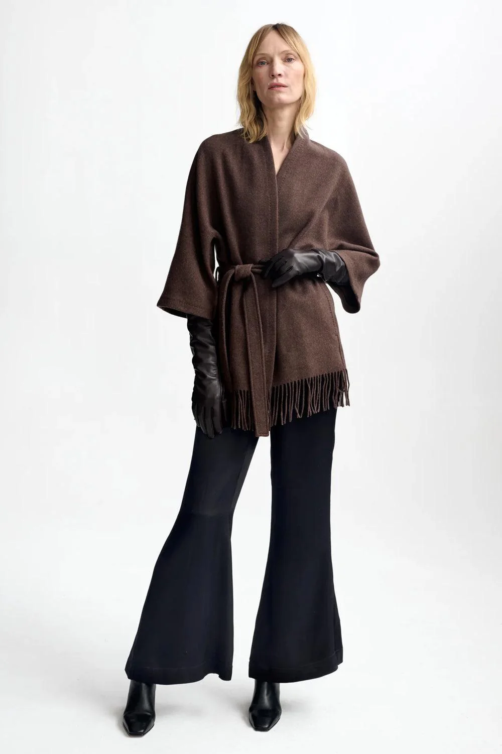 Akila Lambswool Jacket Brown - Image 2