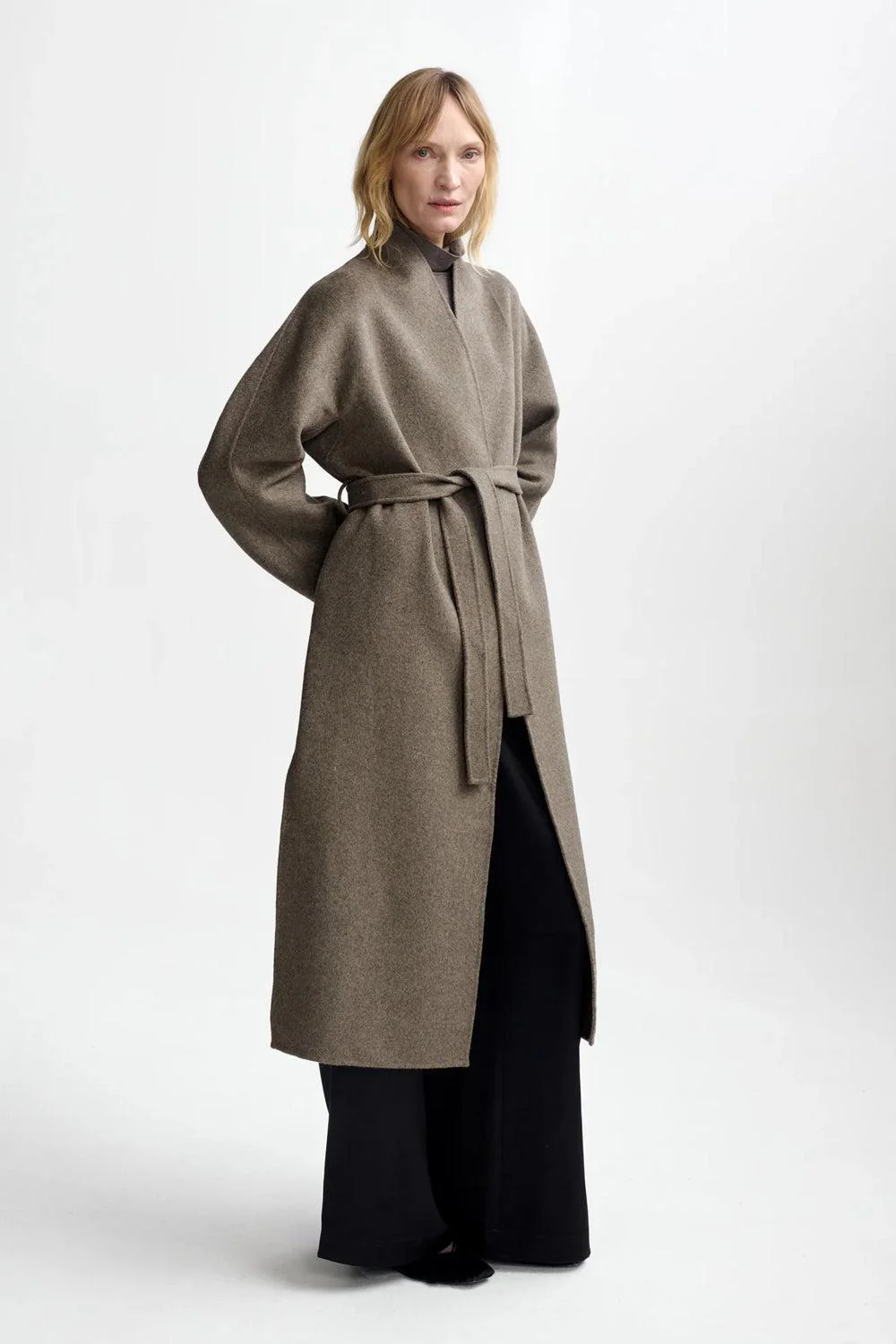 Petra Wool Coat Wood - Image 2