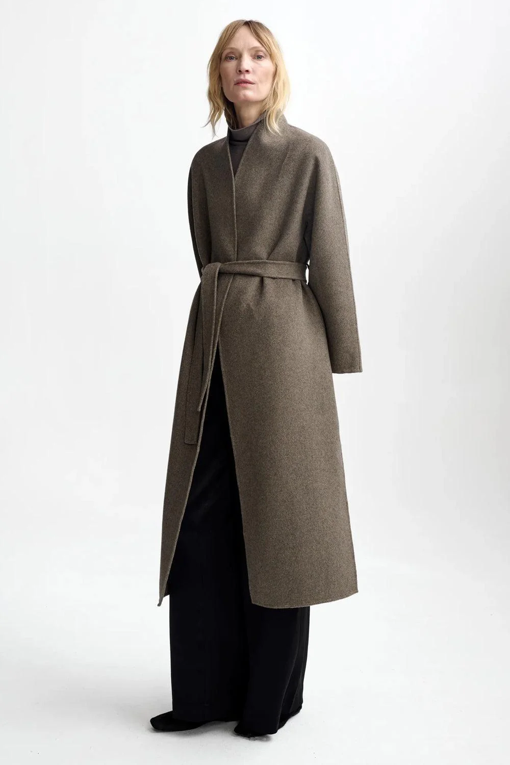 Petra Wool Coat Wood - Image 3