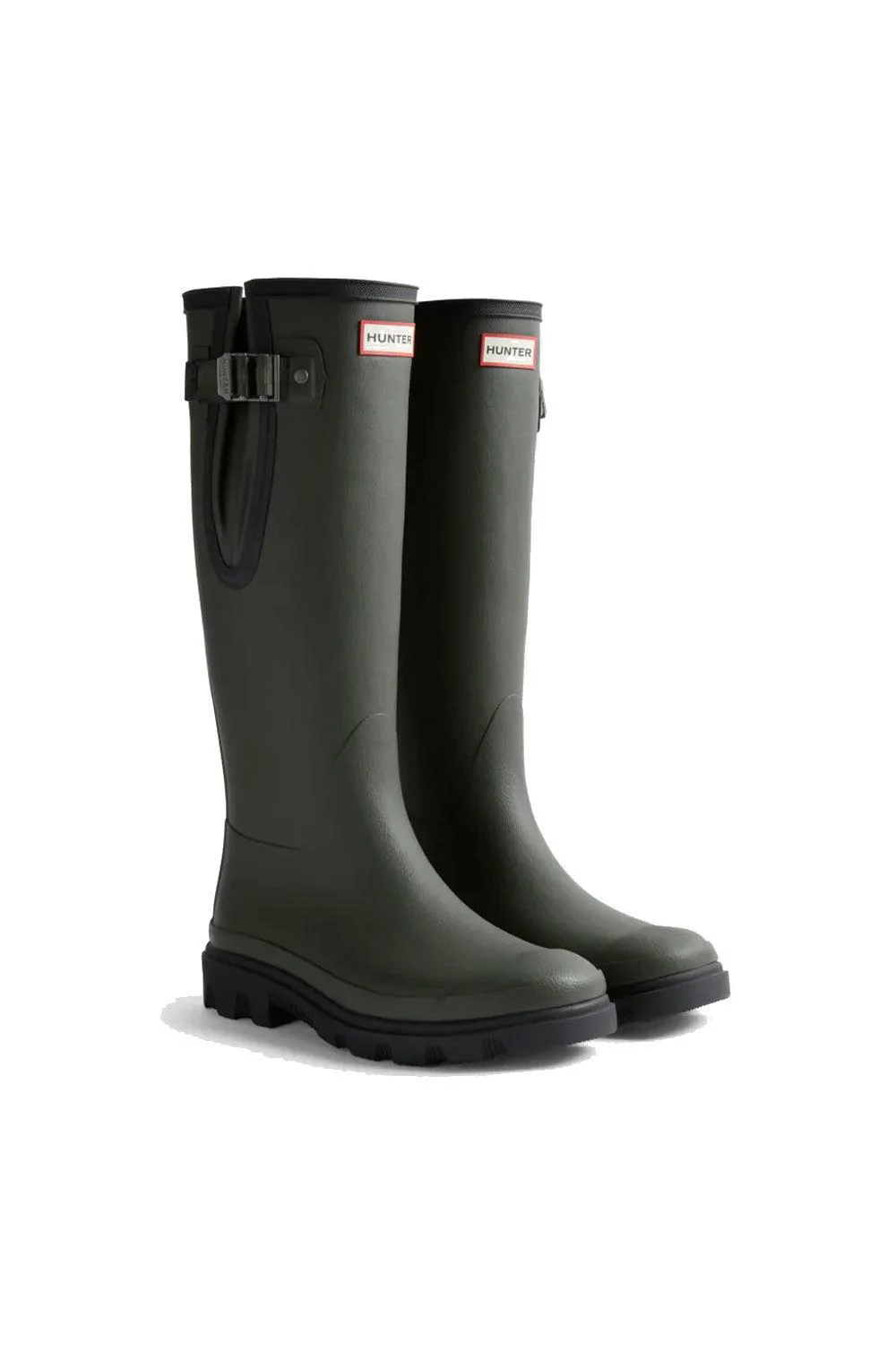 Downpour Adjustable Boot dark olive/black