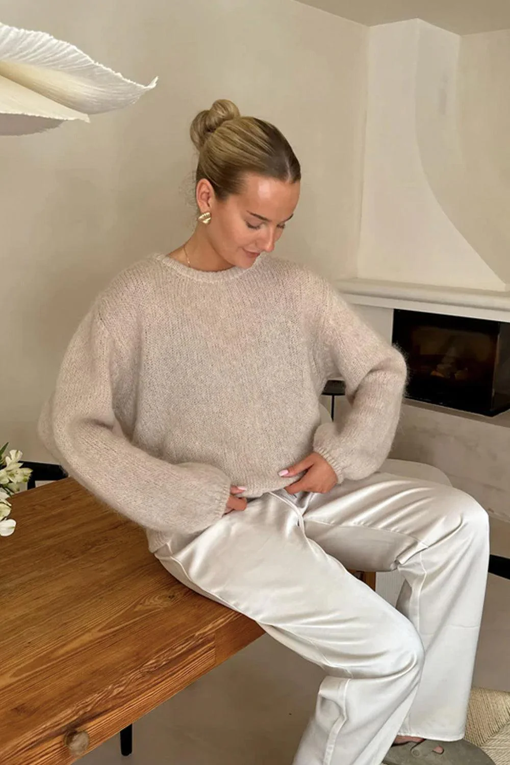 Ida Pullover Beige - Image 3