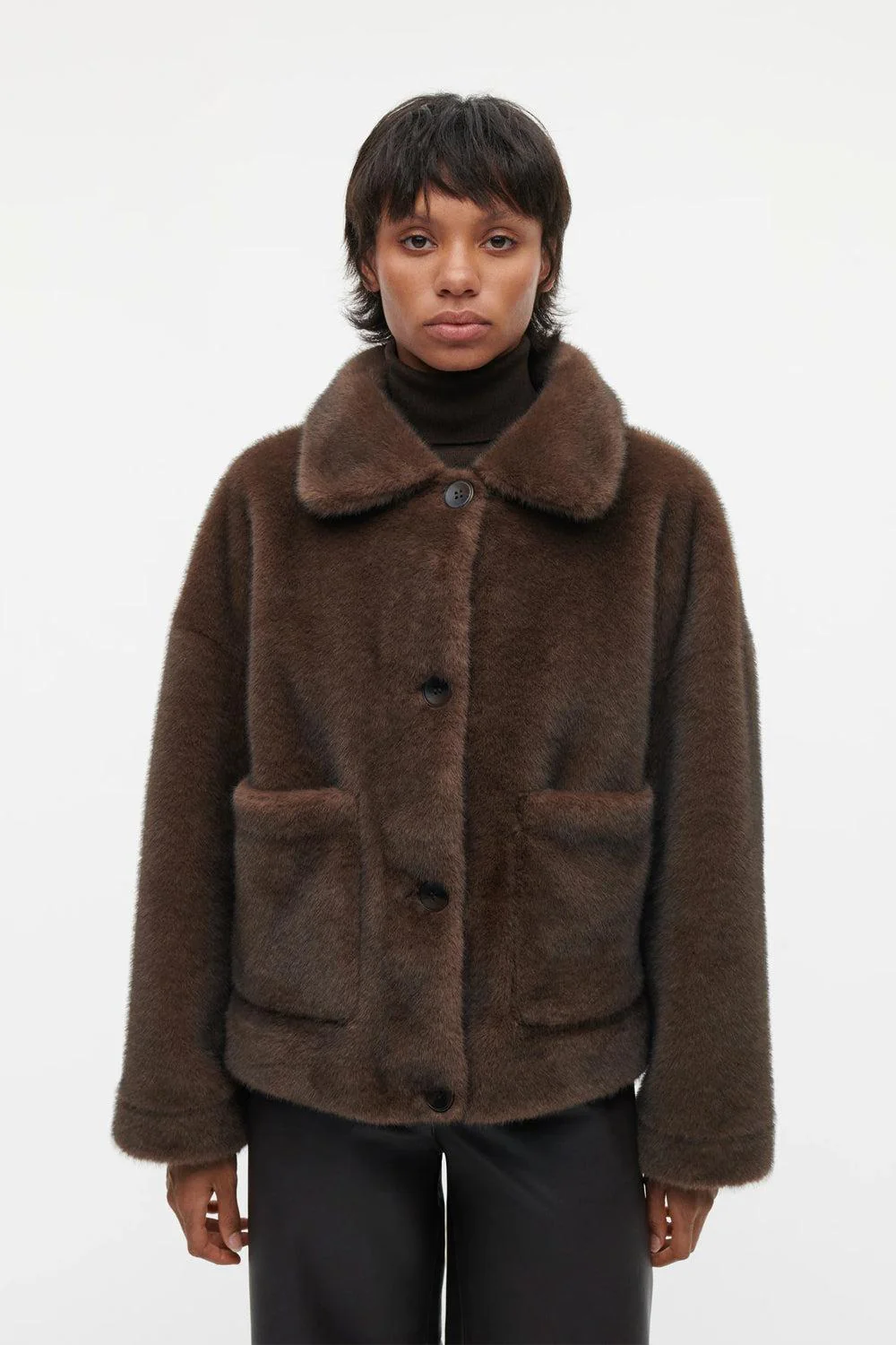 Faje Faux Mink Chocolate - Image 3