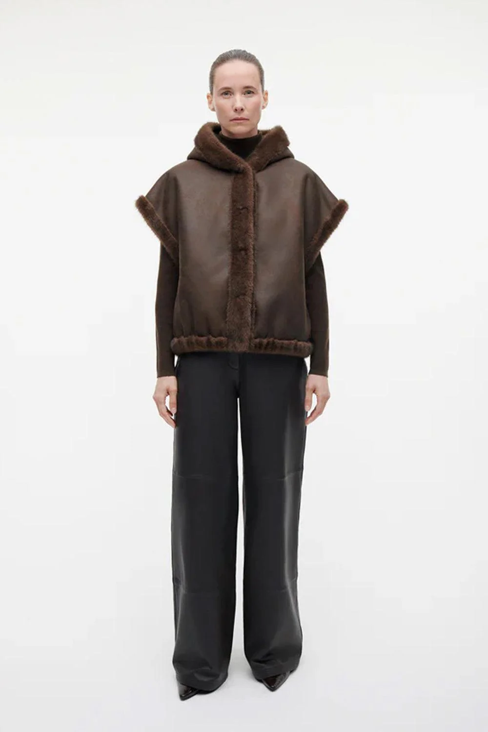 Olena Faux Mink Chocolate - Image 2