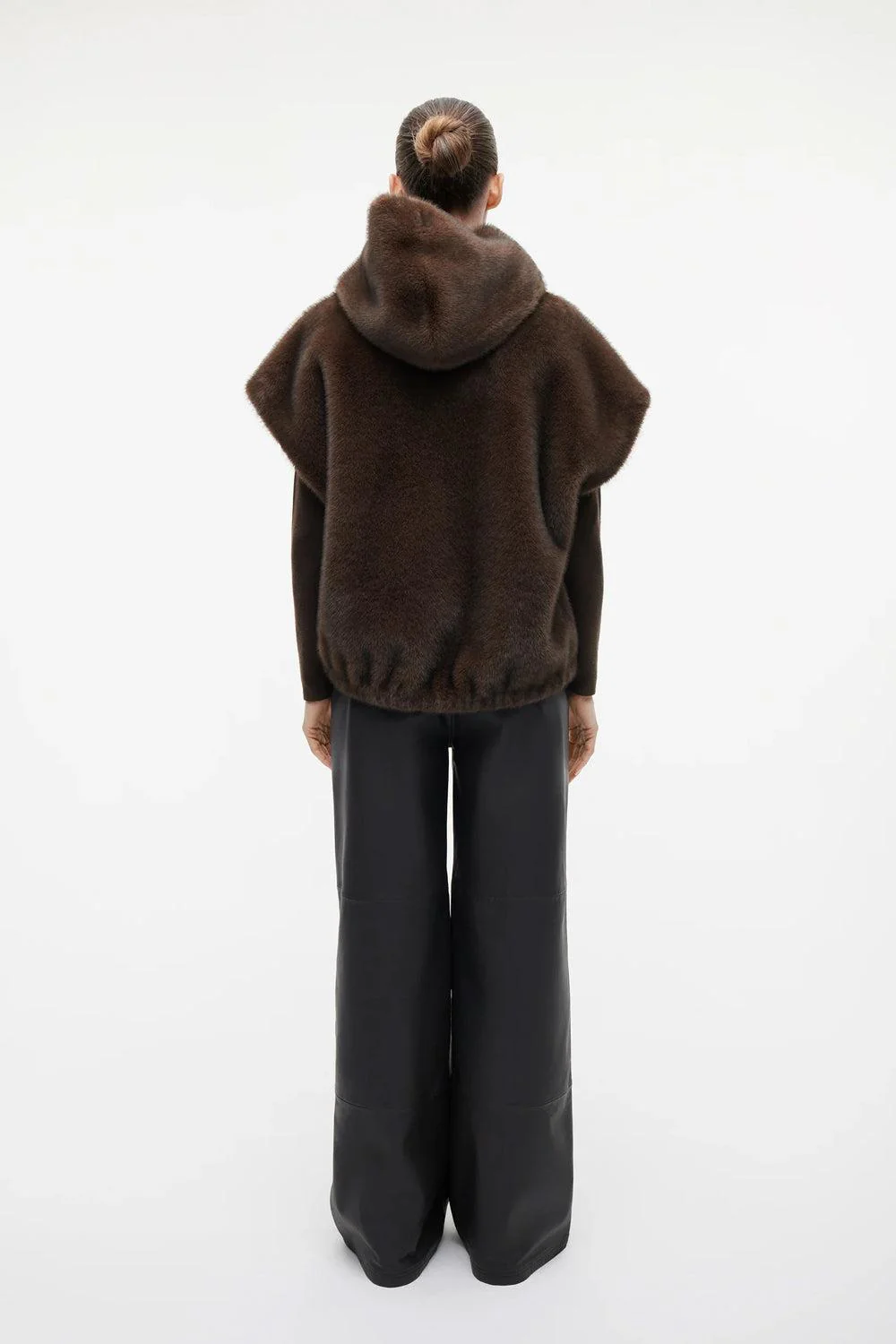 Olena Faux Mink Chocolate - Image 5