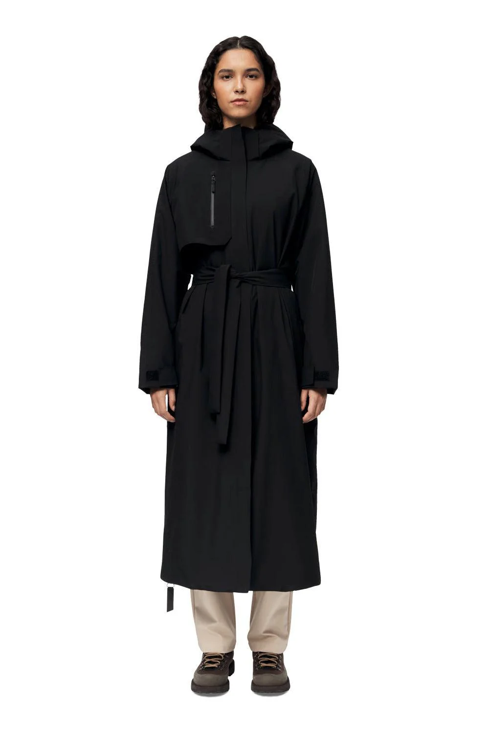 Åse Insulated coat Black
