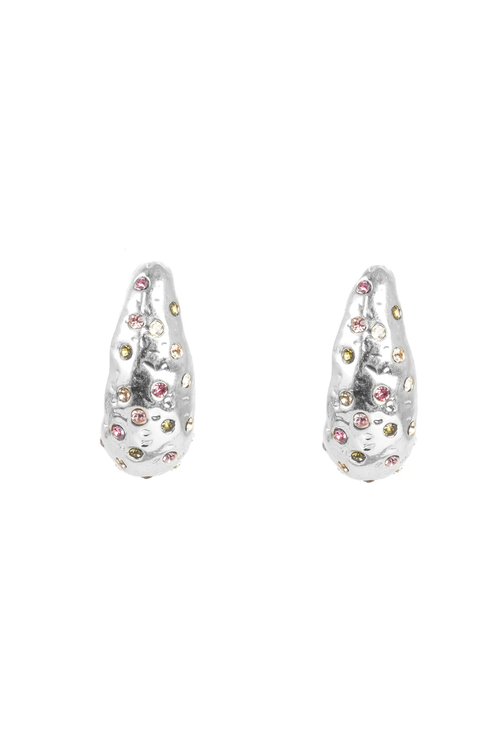 Shimmer hoops Silver