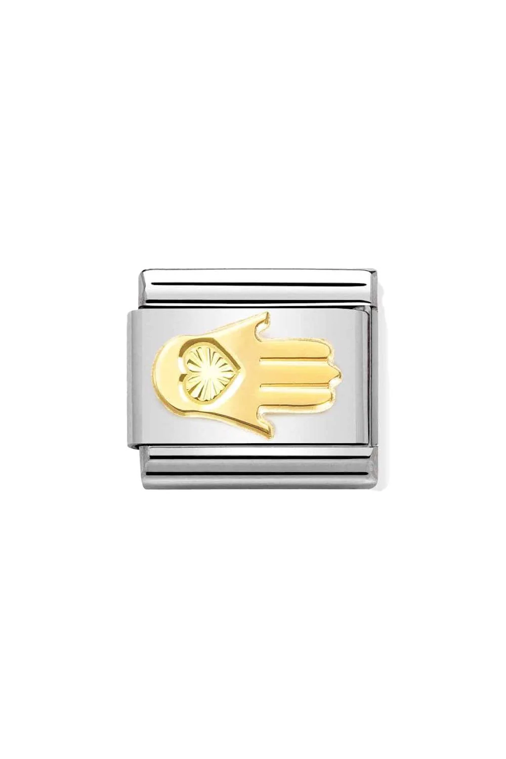 Classic Symbols 18k Gold Diamond Coated Hand