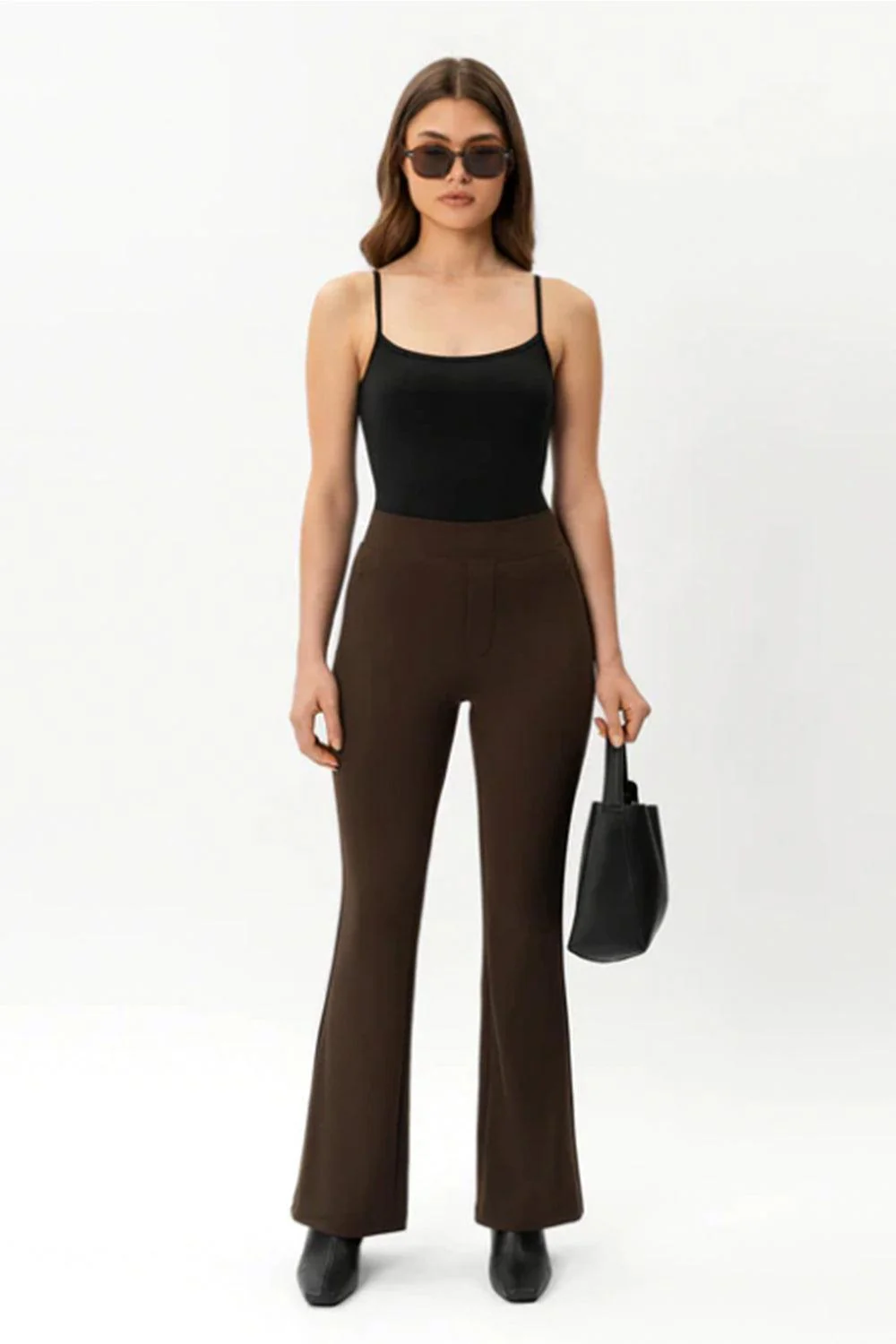 Asana Bootcut Pant Dark Brown 30"