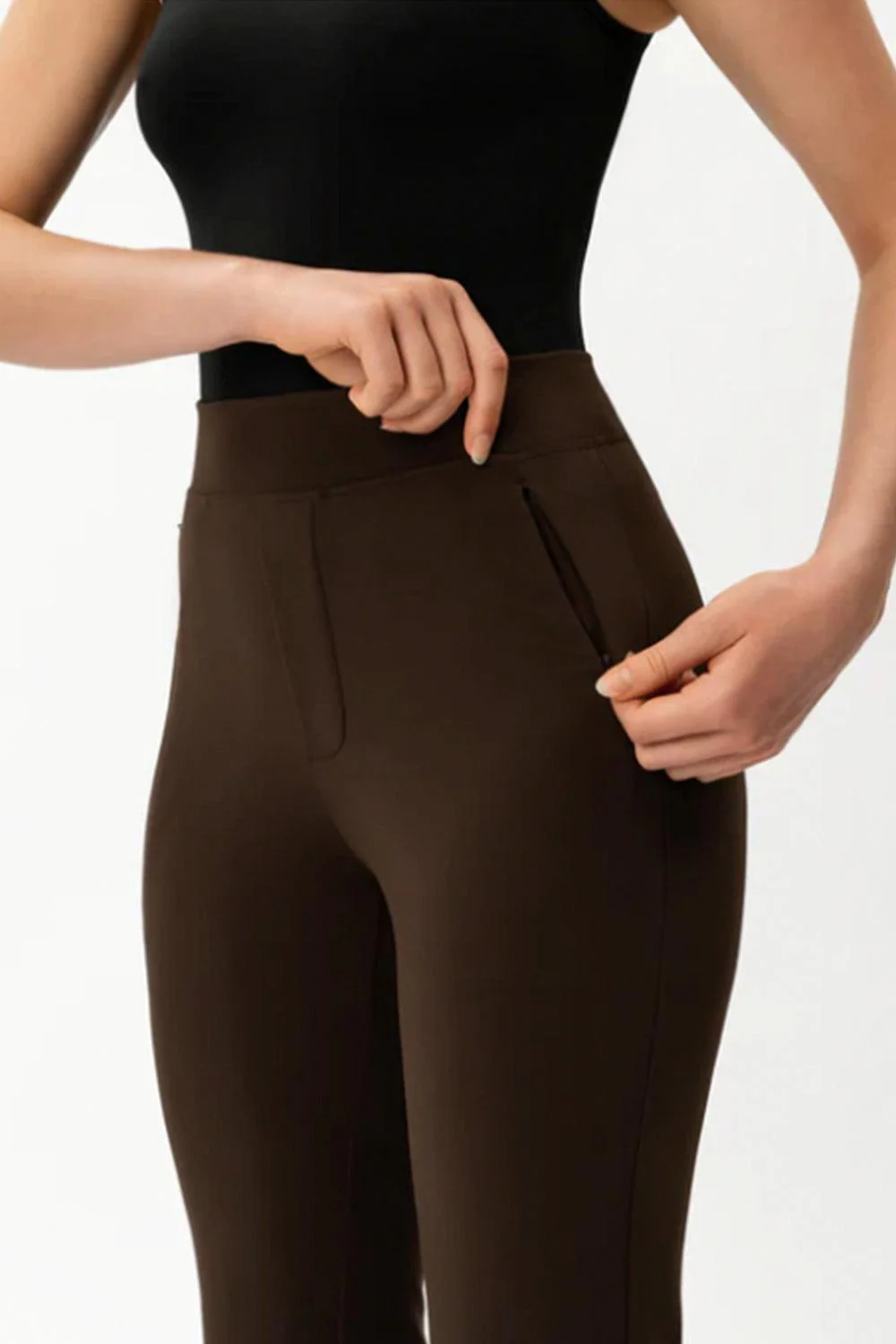 Asana Bootcut Pant Dark Brown 30" - Image 4