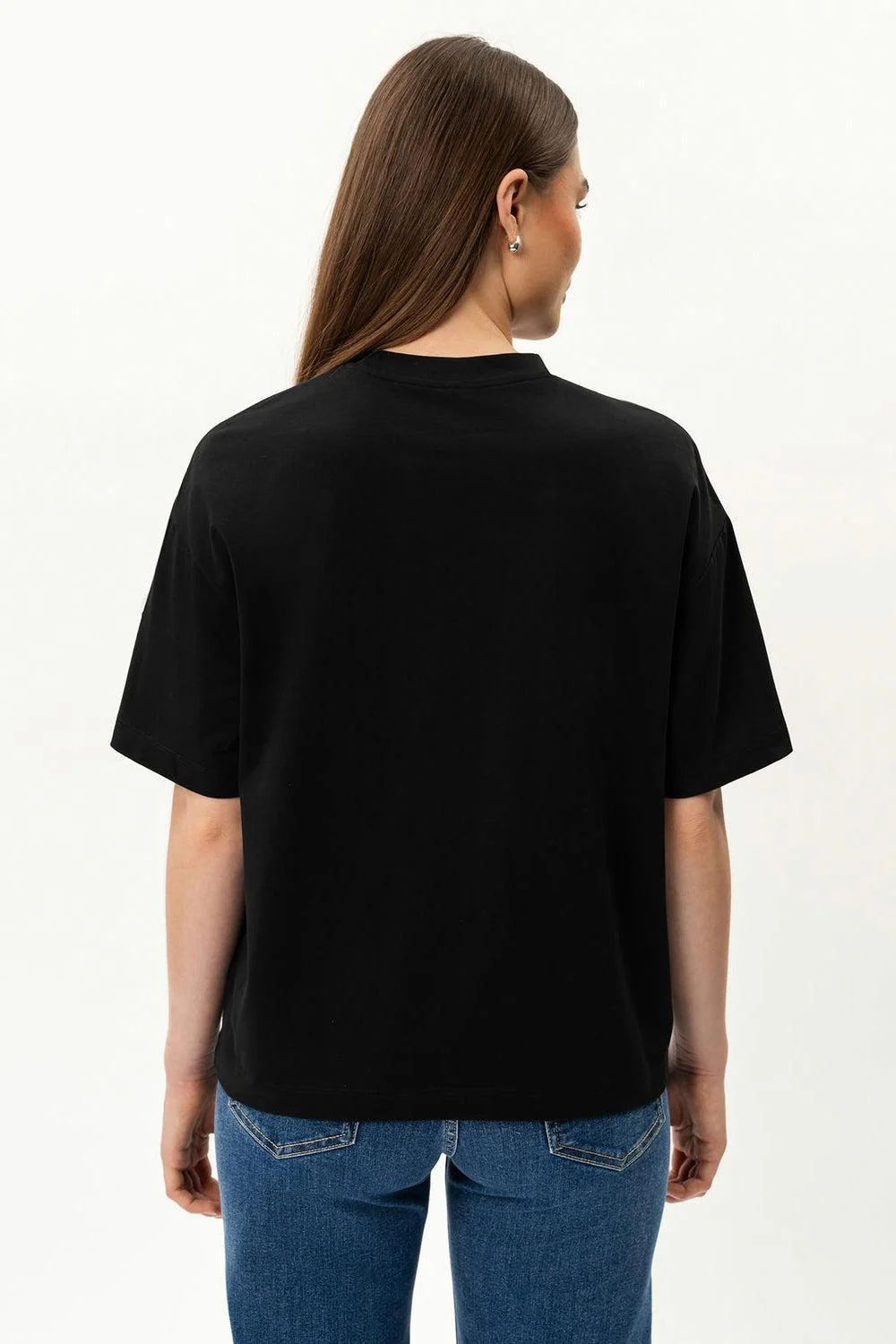 Classic Pima T-shirt Black - Image 3