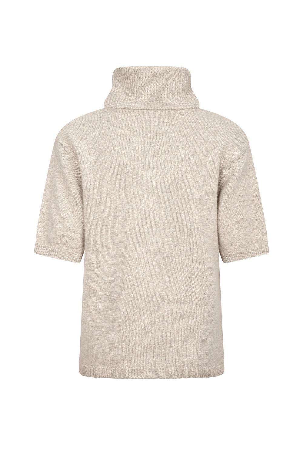 Arwyn SS Turtleneck Sand - Image 2