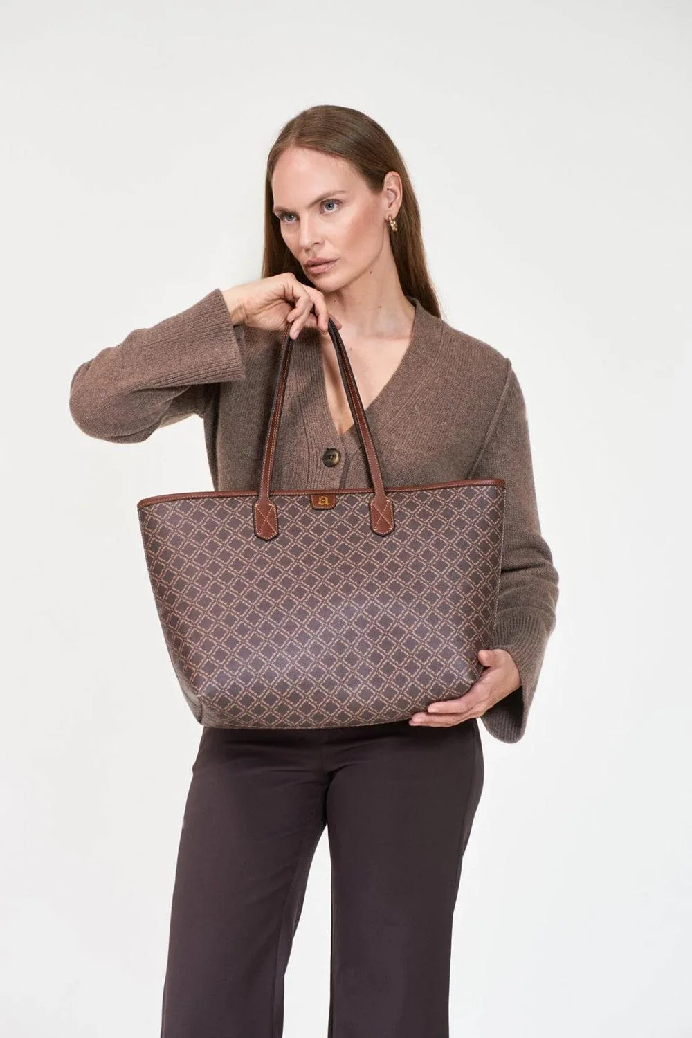 Ultimate Monogram Tote Brown - Image 3