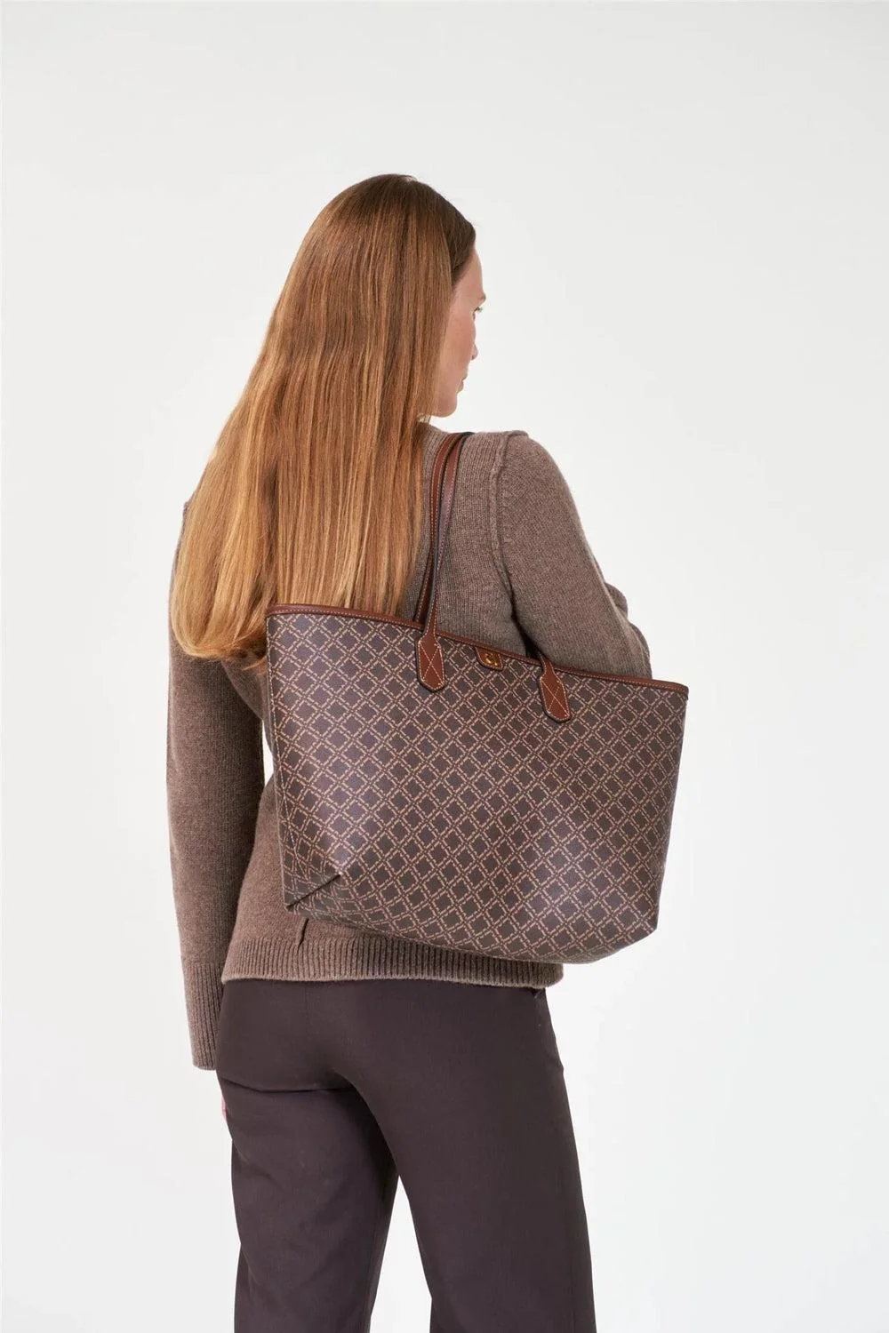 Ultimate Monogram Tote Brown - Image 4
