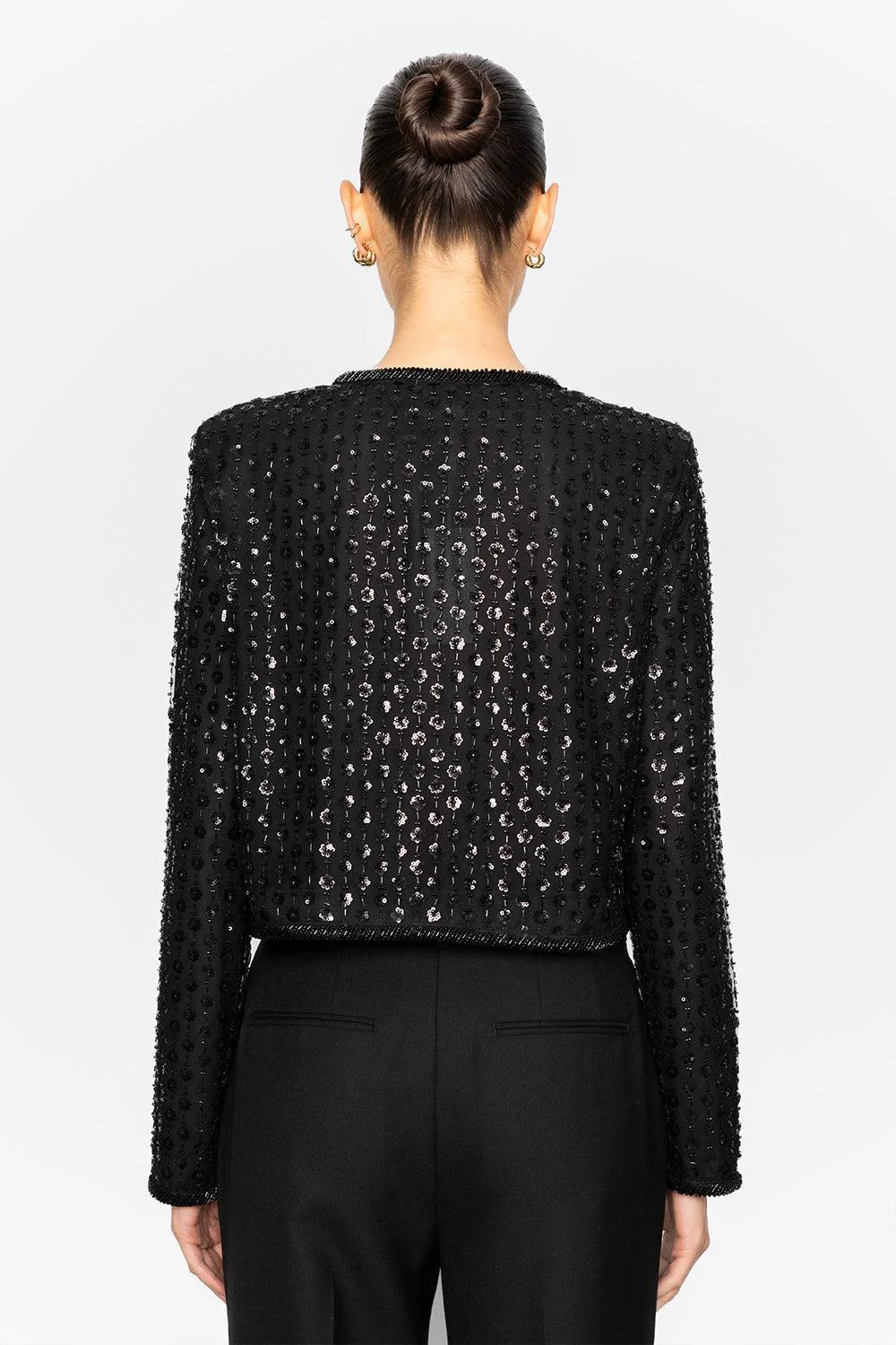 Francine Beaded Jacket Black - Image 5
