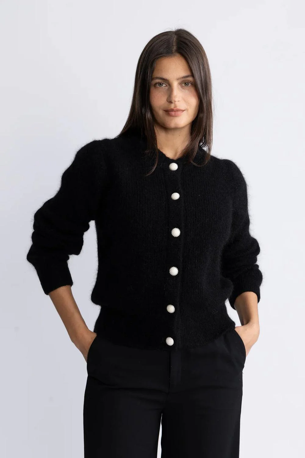 Natalia Cardigan Black - Image 3
