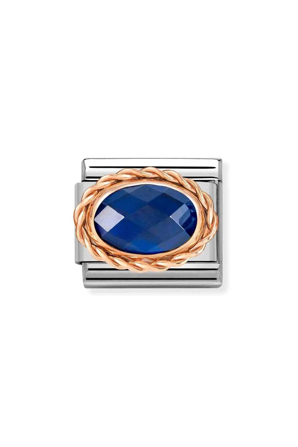 HARD STONES 18k Gold Twisted setting and 9k Gold Blue