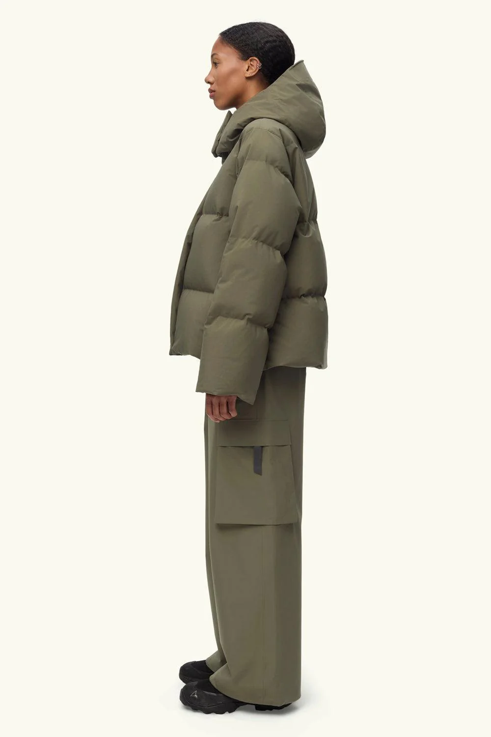 Selje down jacket Grape leaf - Image 3