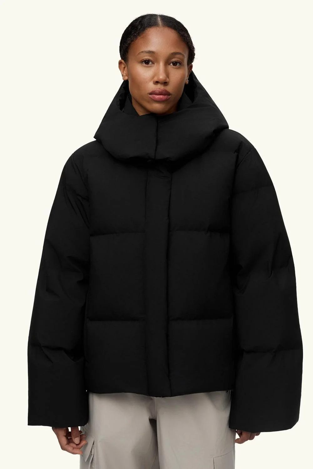 Selje down jacket Svart - Image 2