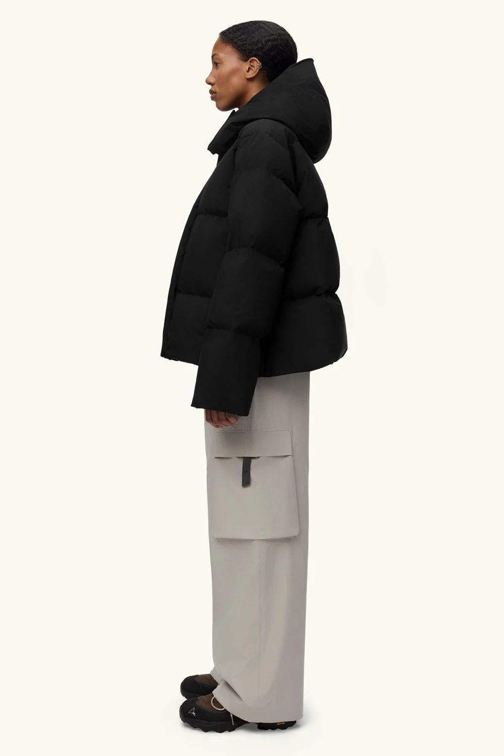 Selje down jacket Svart - Image 3