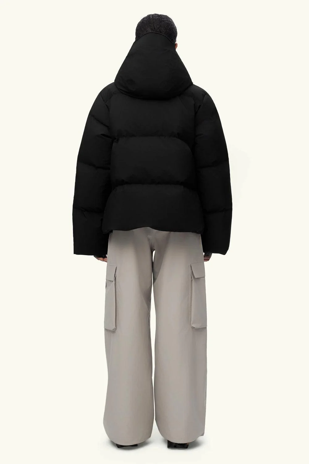Selje down jacket Svart - Image 4