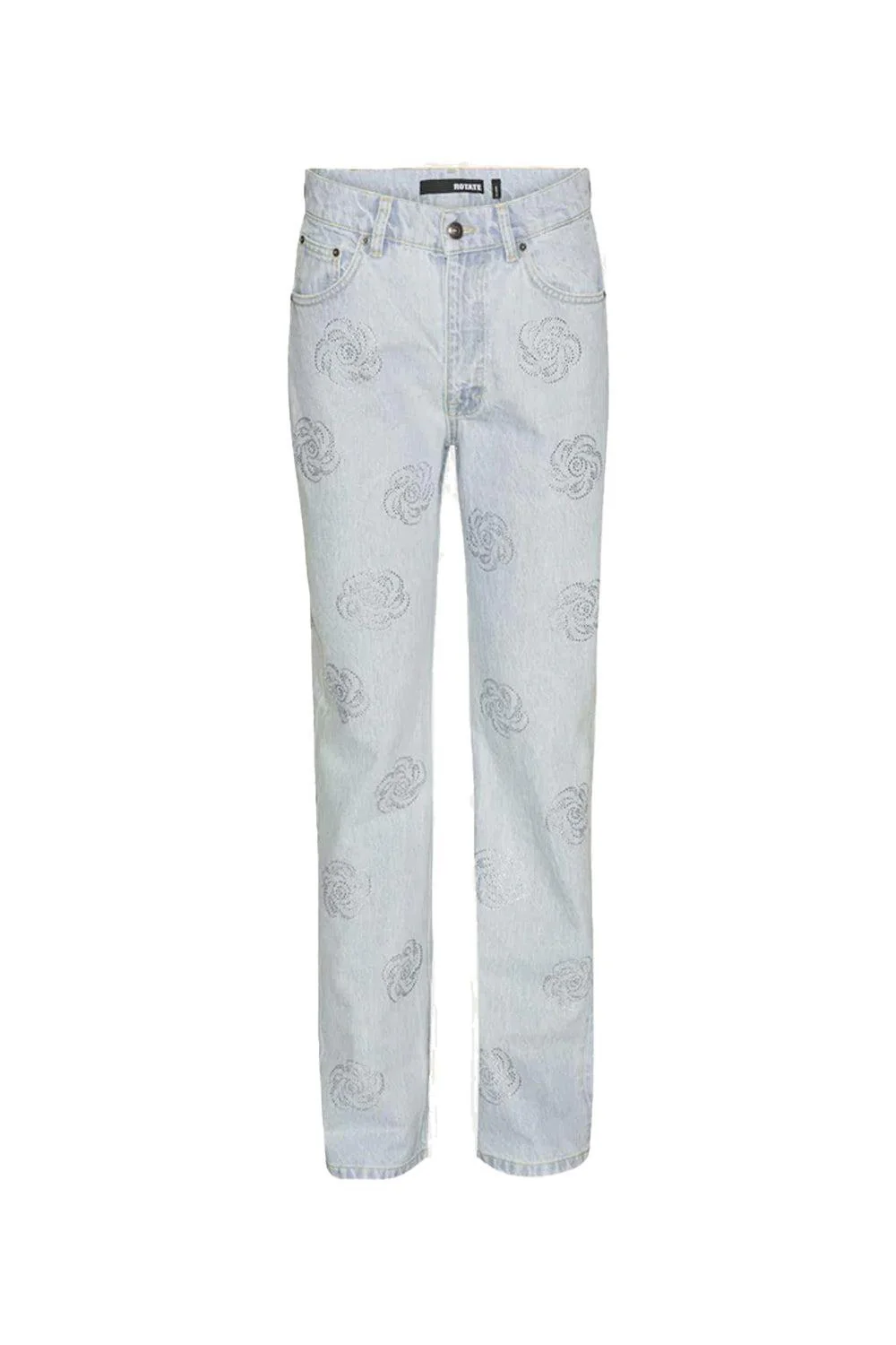 Washed Twill Stud Jeans Rotate