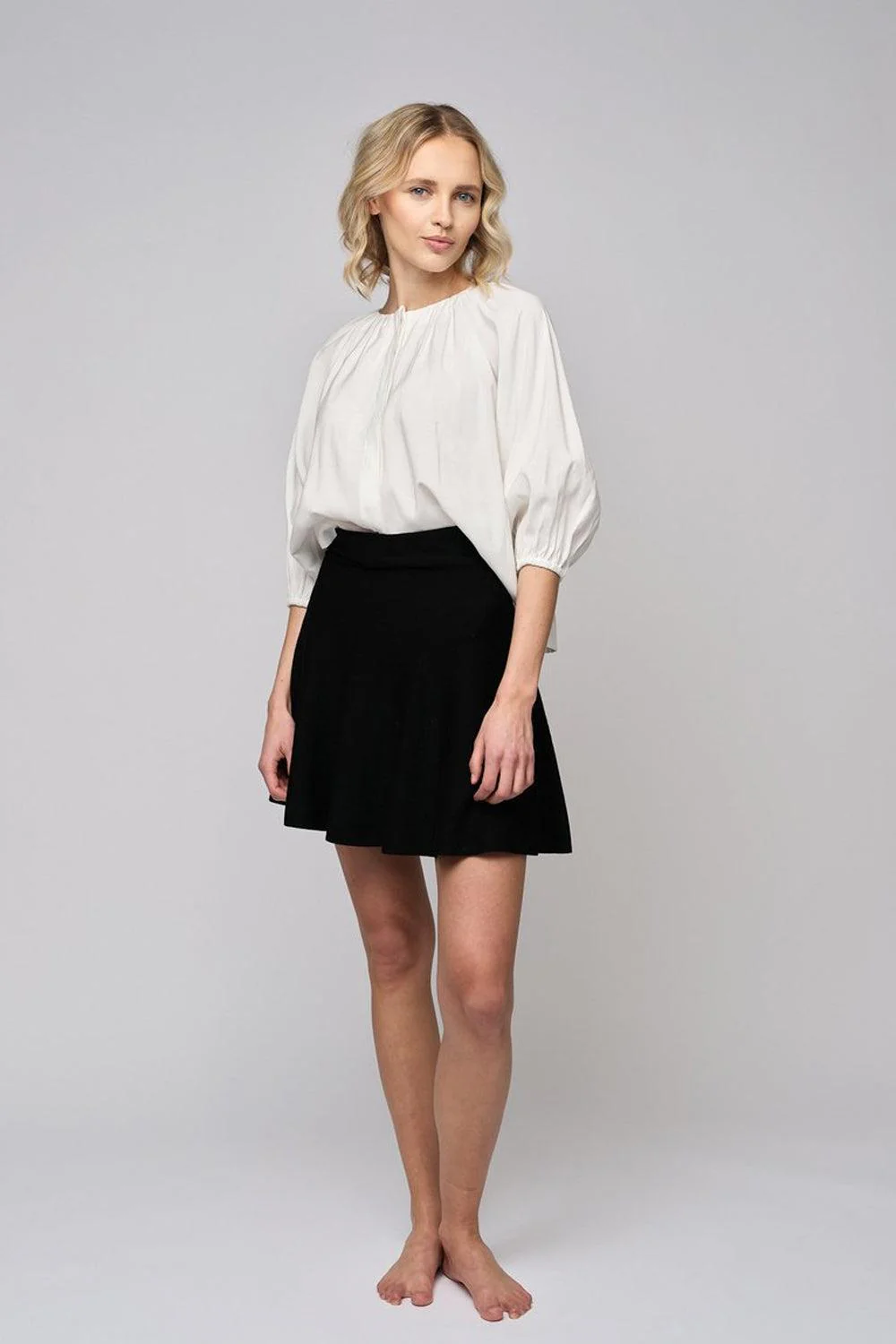 Triny Merino Skirt Black - Image 2