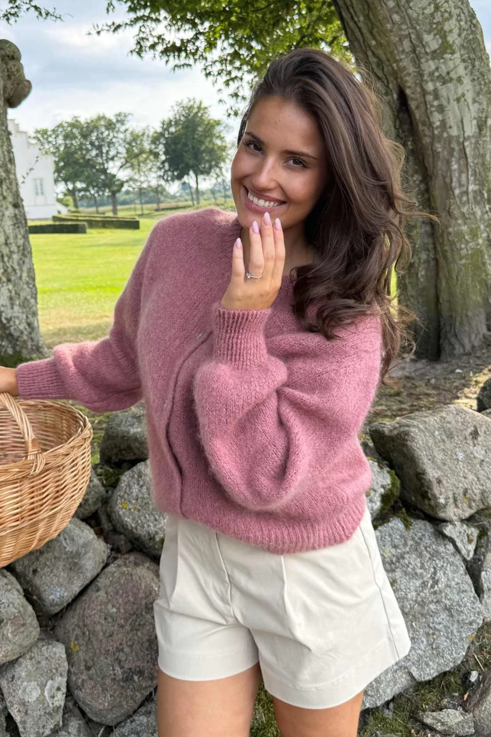 IdaIC Cardigan Dusty Rose - Image 2