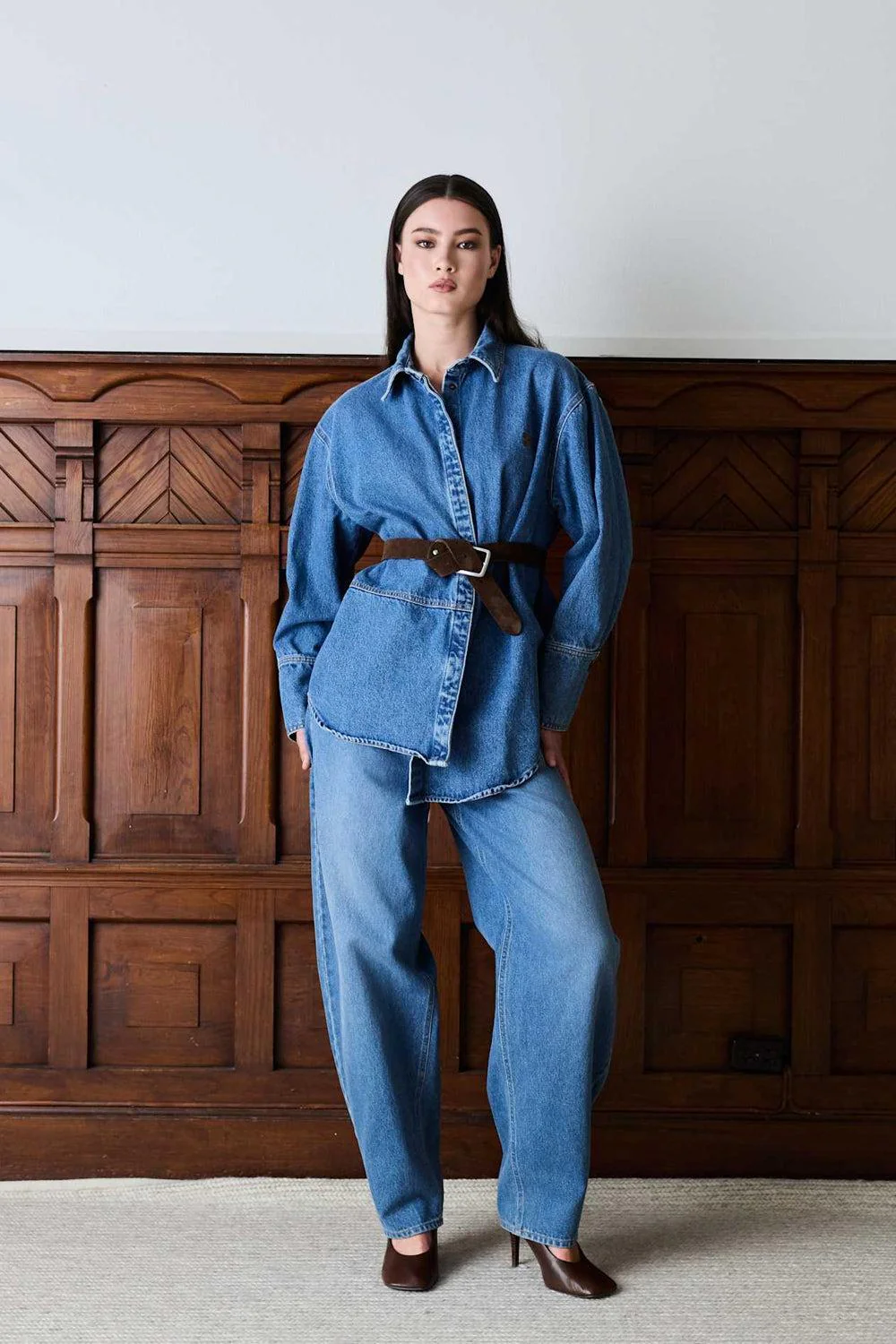 Reign Denim Overshirt Blue - Image 2