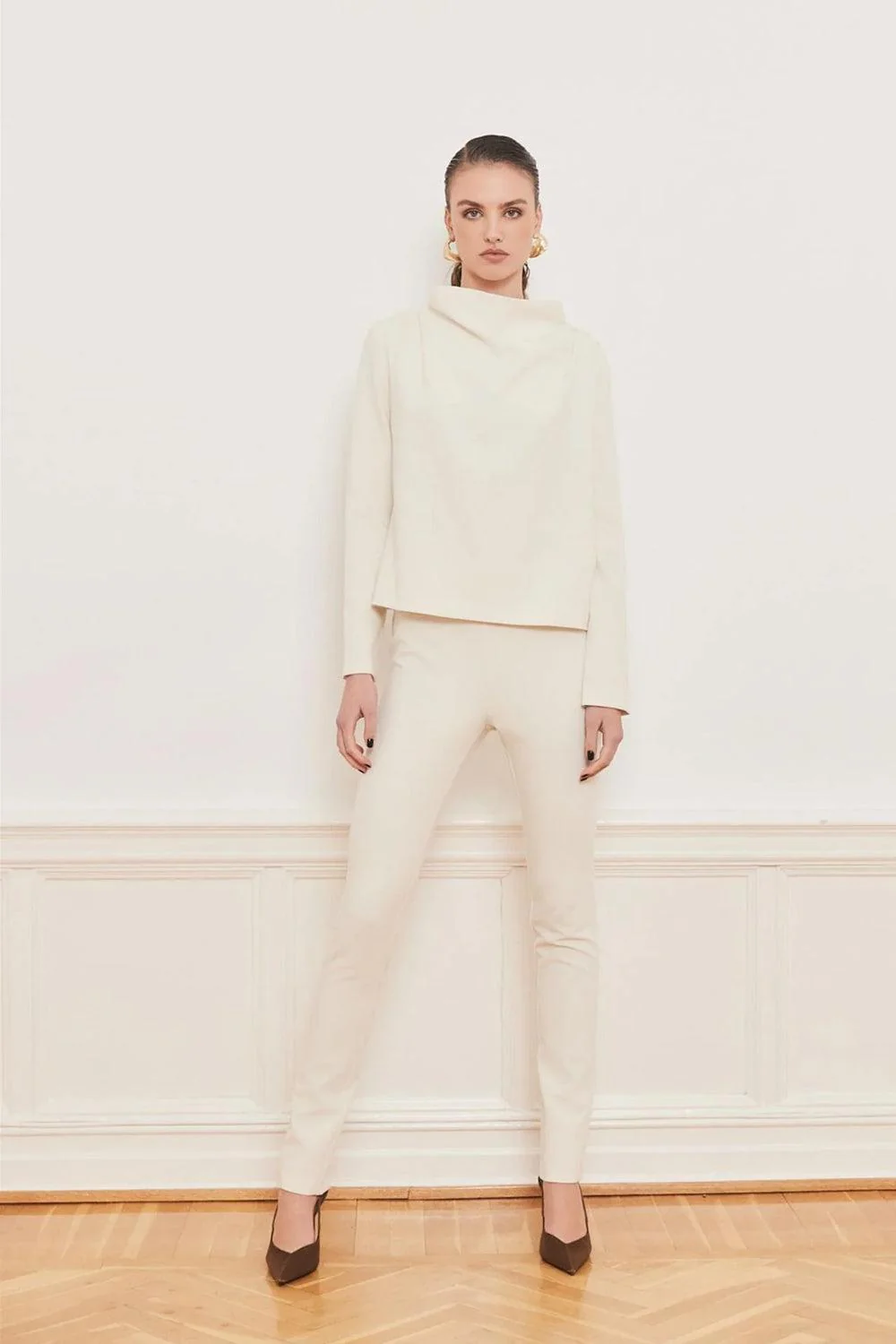 Beverly Top Ivory White - Image 2
