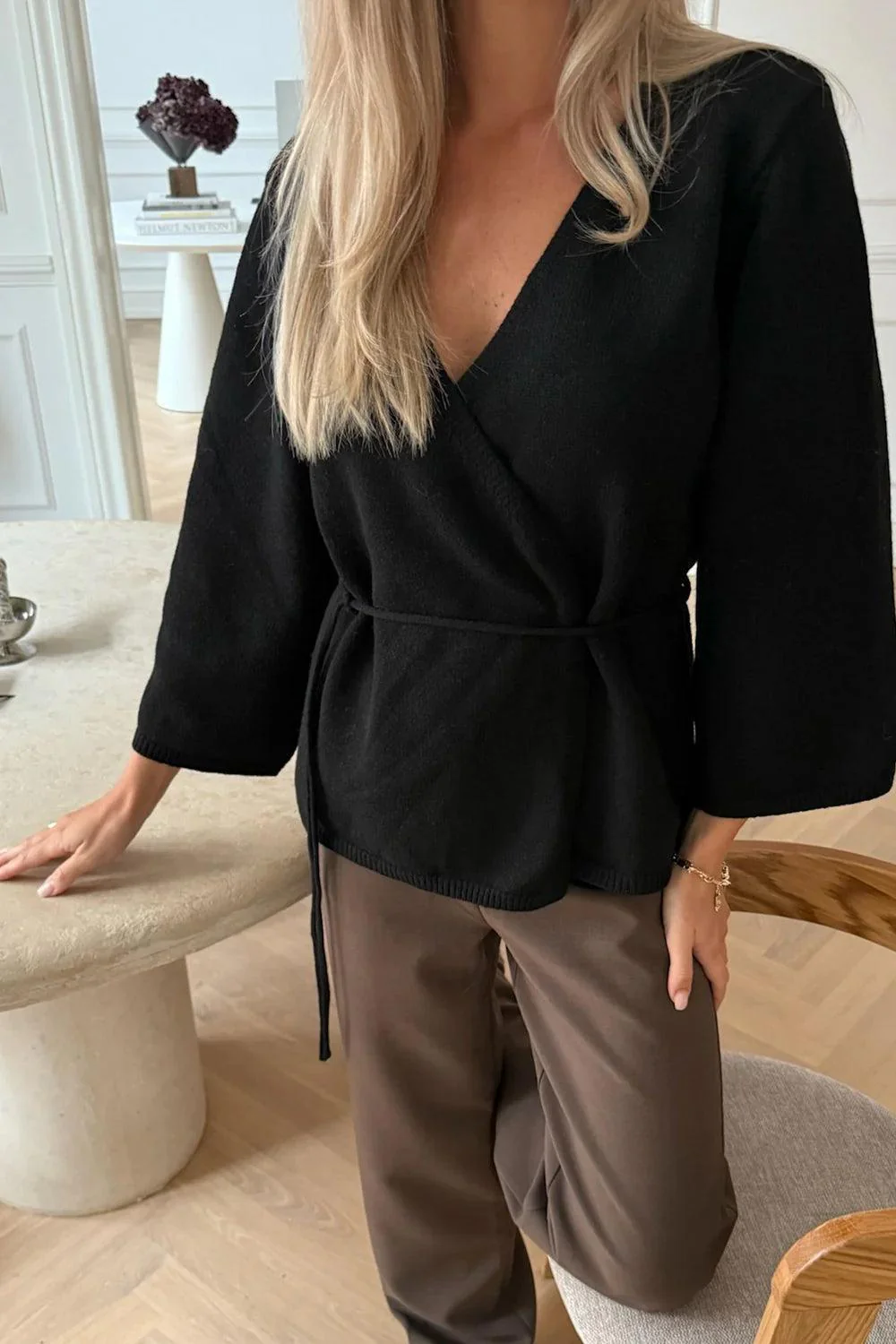 AnneIC Cardigan Black - Image 2